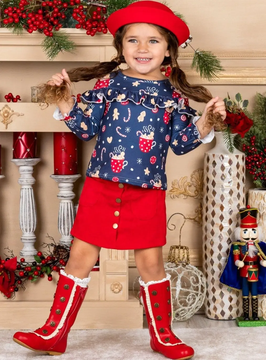 Sweet Winter Treats Pocket Skirt Set - Image 9