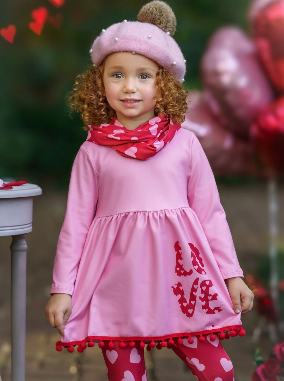 Love Obsessed Tunic, Scarf and Legging Set - Image 4