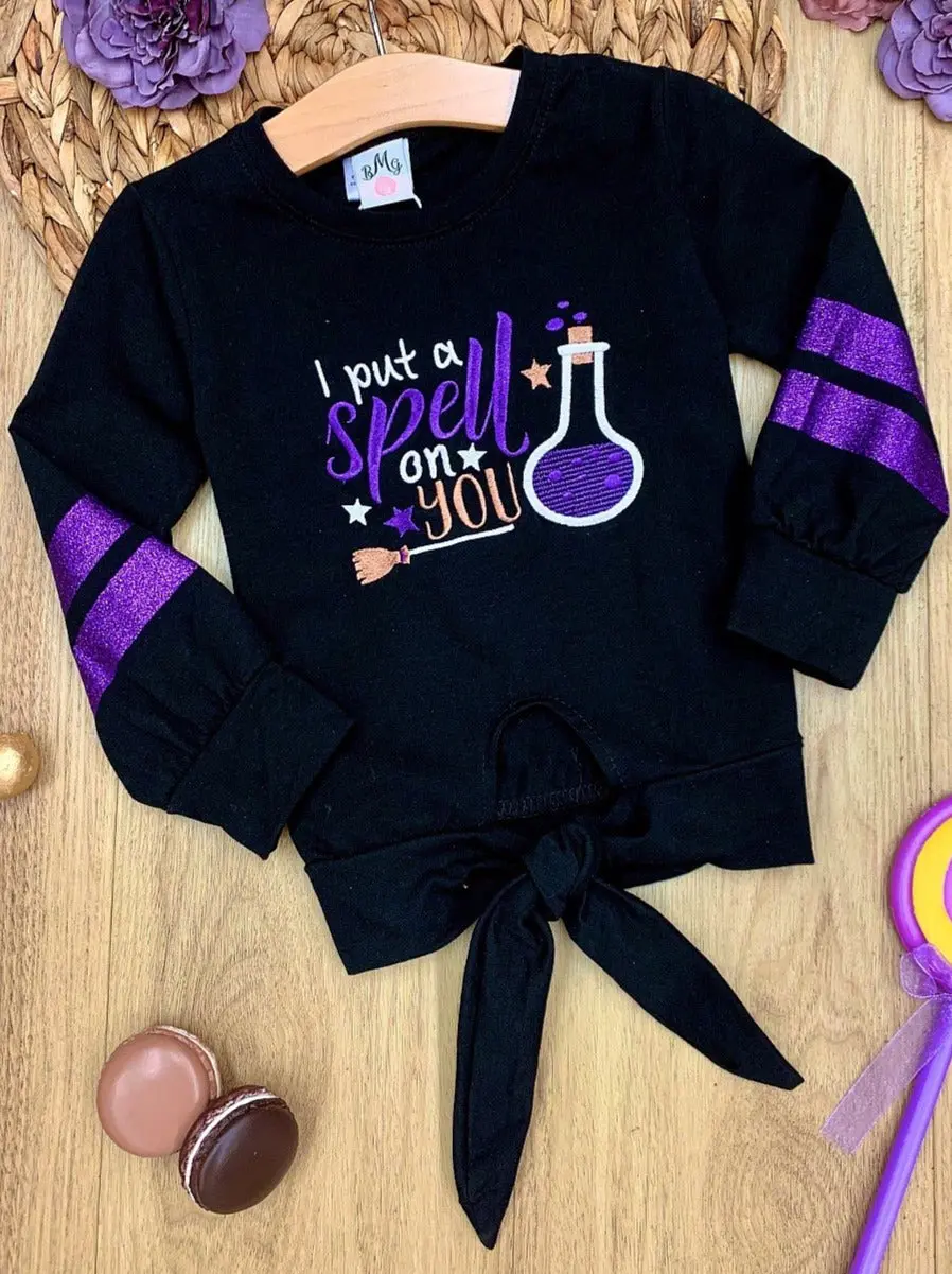 I Put A Spell On You Knot Hem Top - Image 2