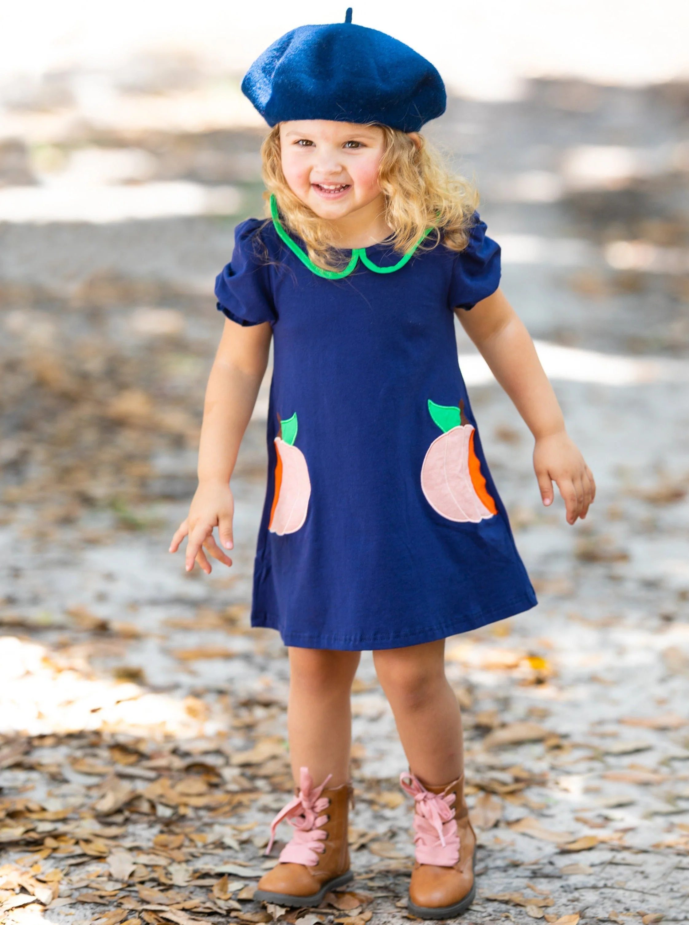 I'm No Cinderella Pumpkin Chambray Dress - Image 5