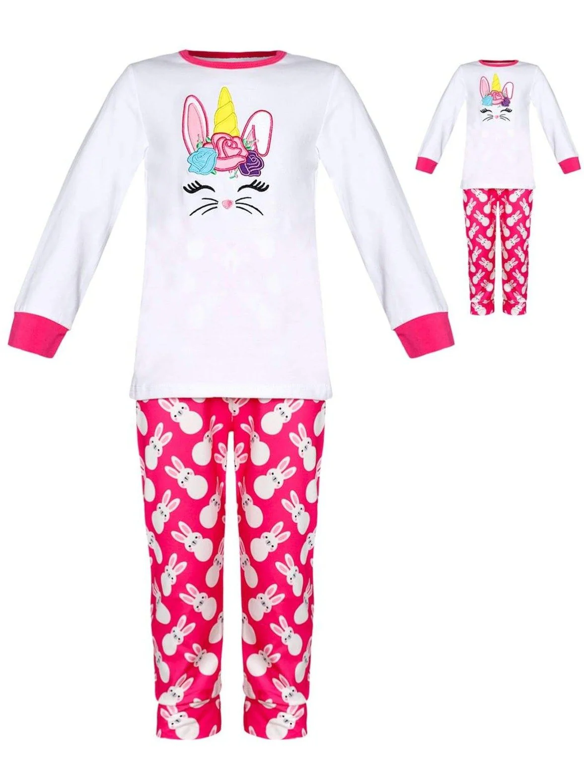 Best Bunnies Loungewear Set and Matching Doll Outfit - Image 4