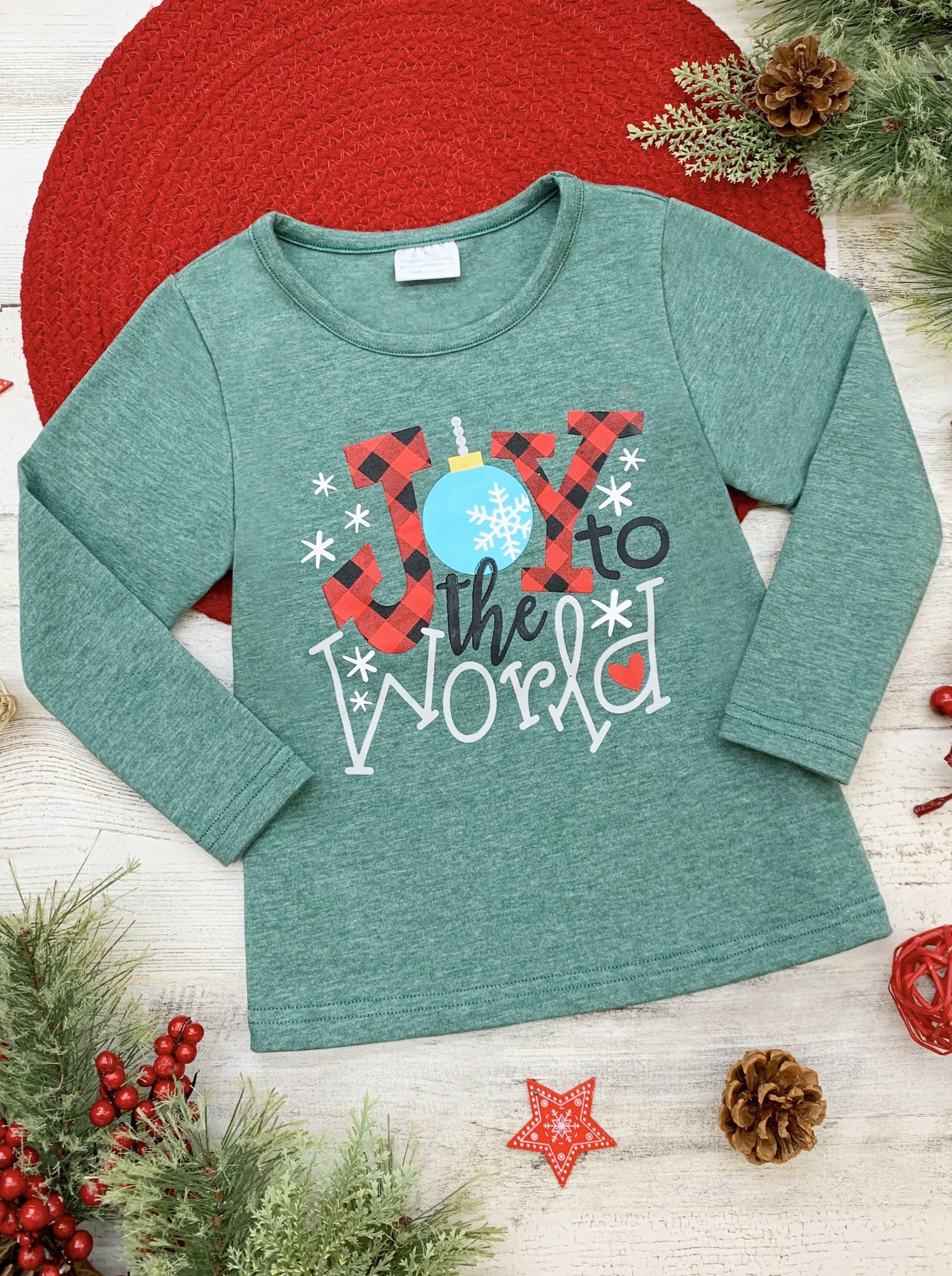 Joy To The World Long Sleeved Top - Image 2
