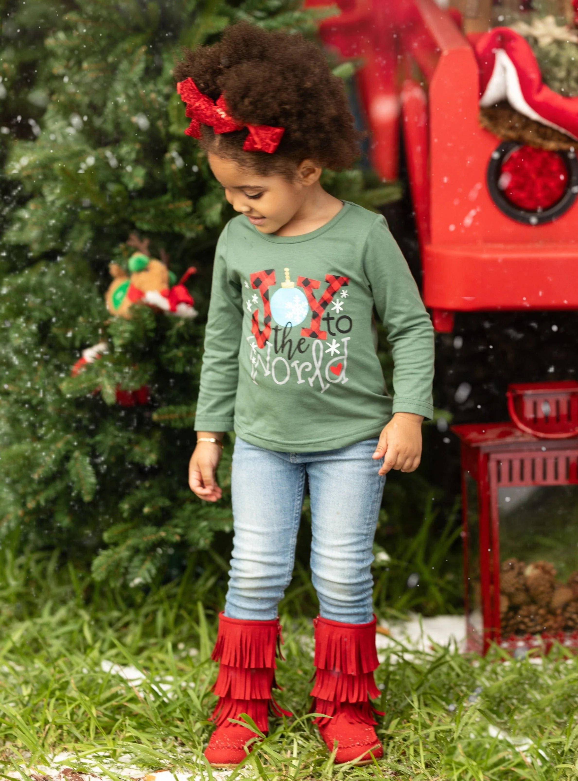 Joy To The World Long Sleeved Top - Image 4