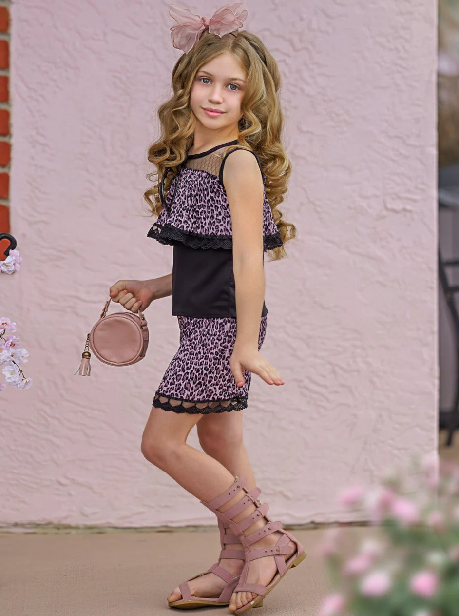 Leopard Therapy Shorts Set - Image 3