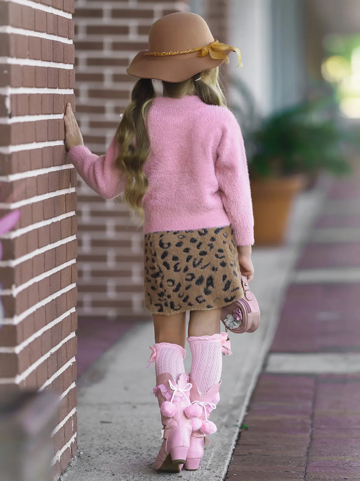 Feline Fierce Sweater and Leopard Skirt Set - Image 7