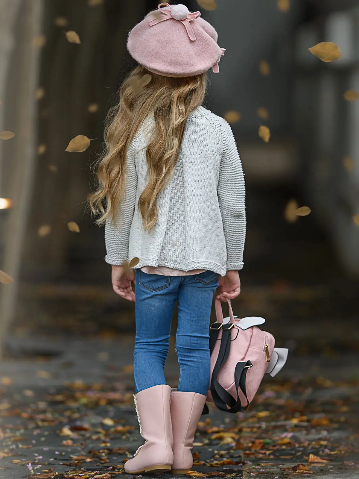Gorgeous Greys Buttoned Cable Knit Cardigan - Image 4