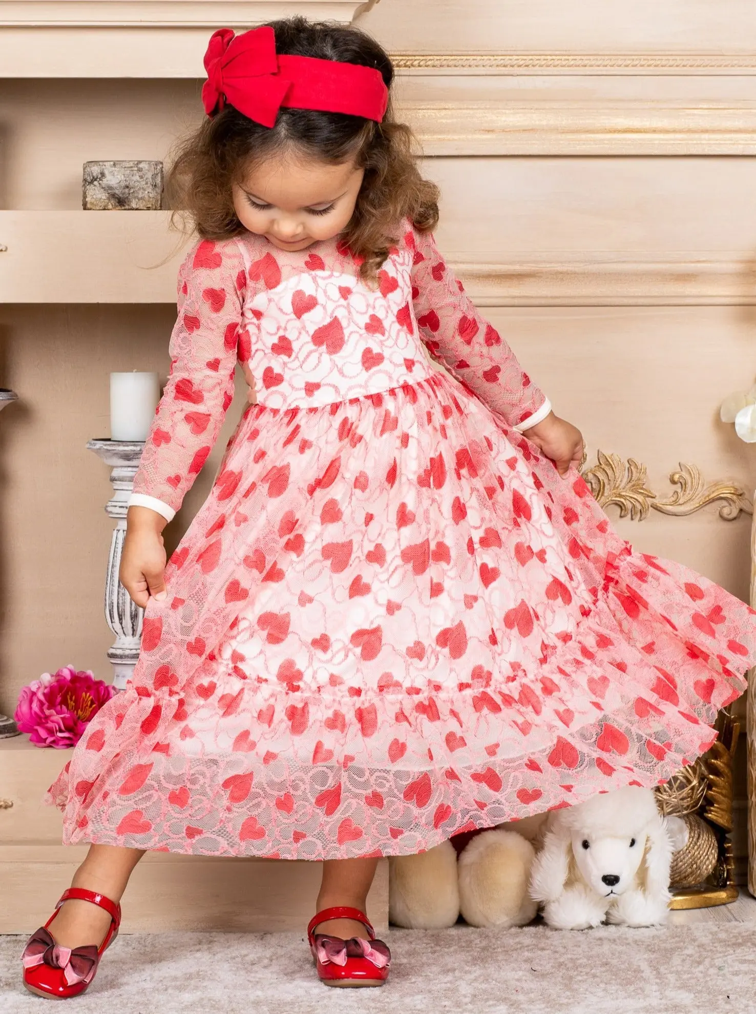 My Lovely Valentine Lace Dress - Image 11