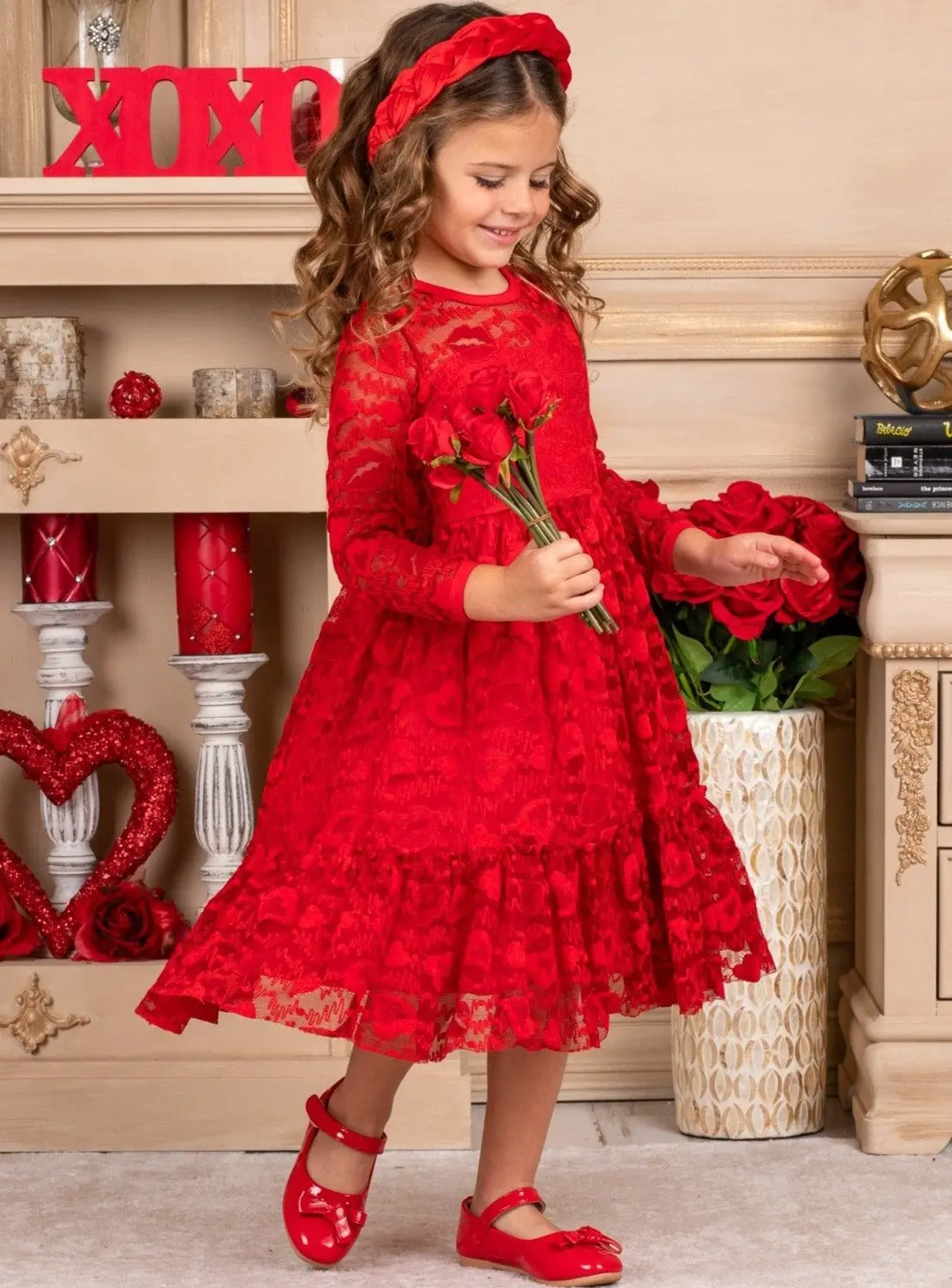 My Lovely Valentine Lace Dress - Image 4