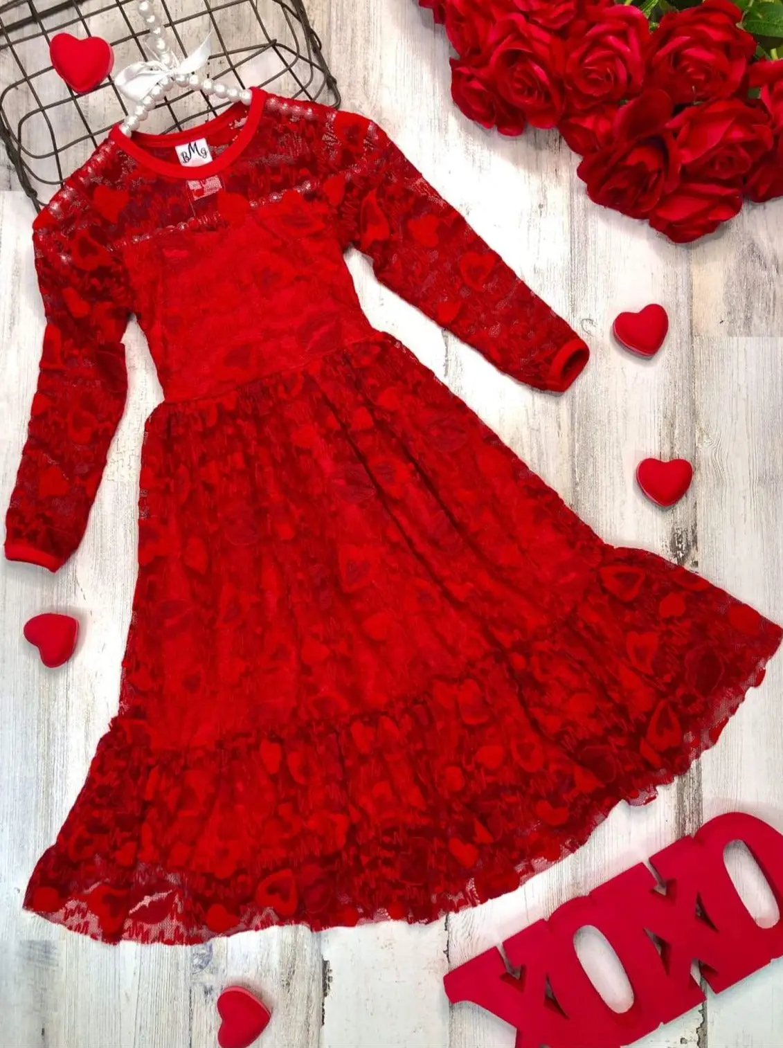 My Lovely Valentine Lace Dress - Image 6