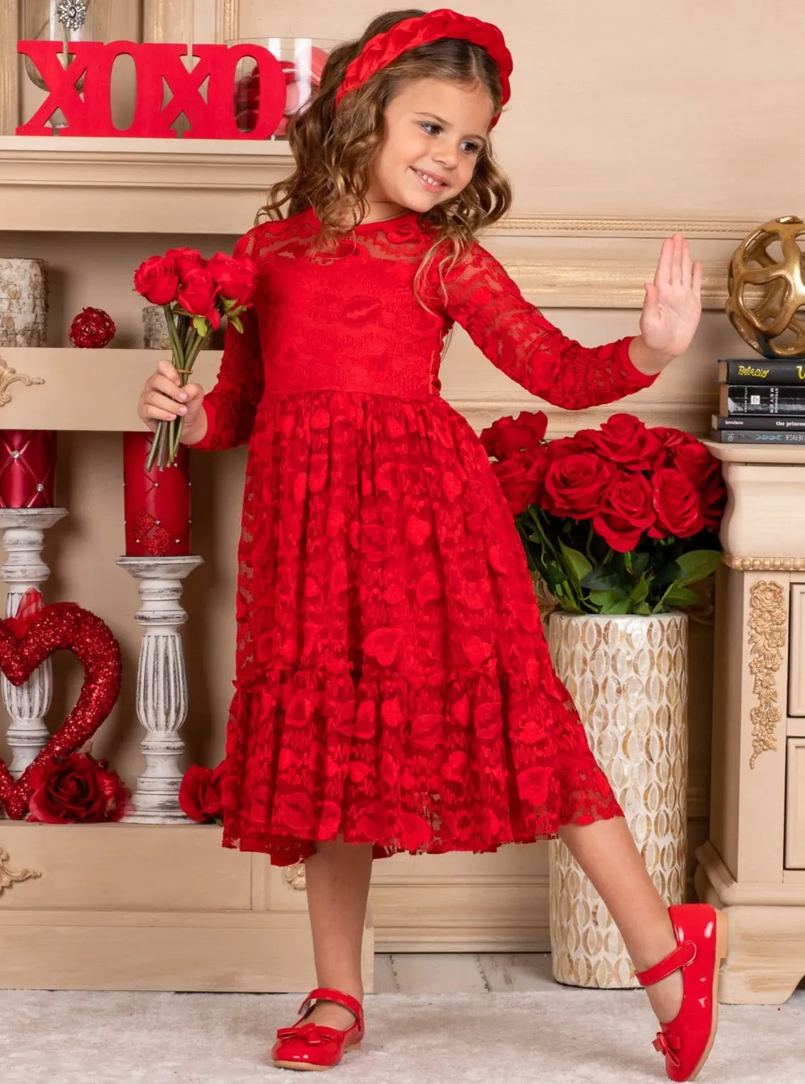 My Lovely Valentine Lace Dress - Image 8