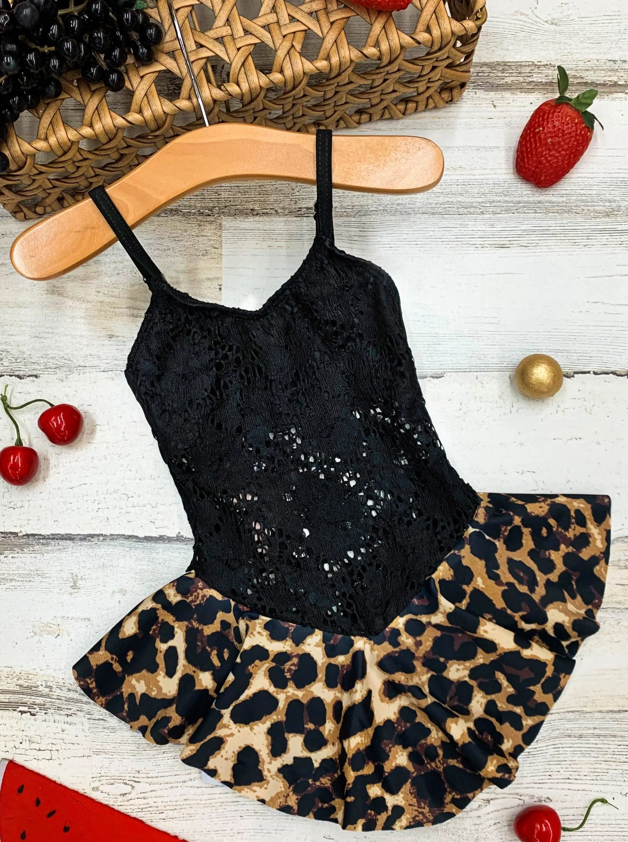 Chic At The Beach Skirted One Piece Swimsuit - Image 4
