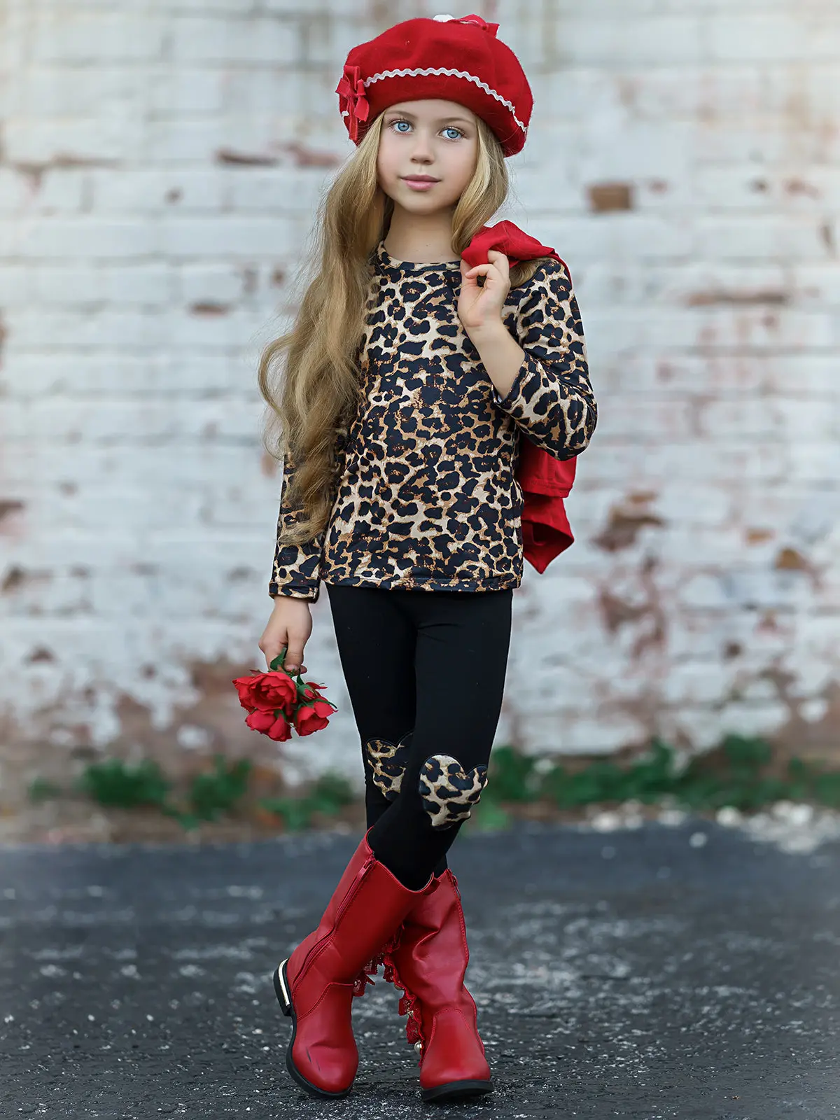 Making Boss Moves Leopard Top, Leggings and Jacket Set - Image 11