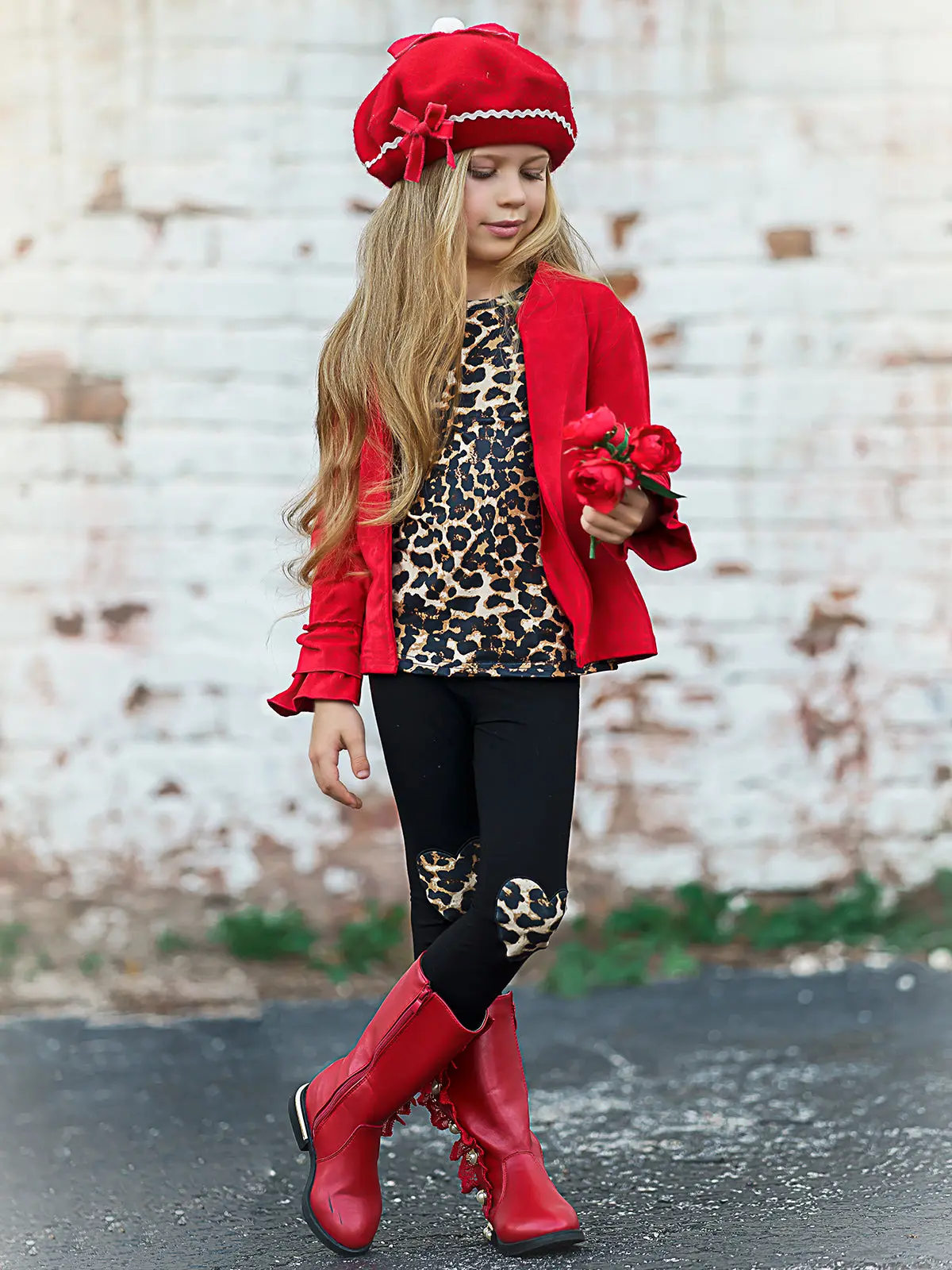 Making Boss Moves Leopard Top, Leggings and Jacket Set - Image 12