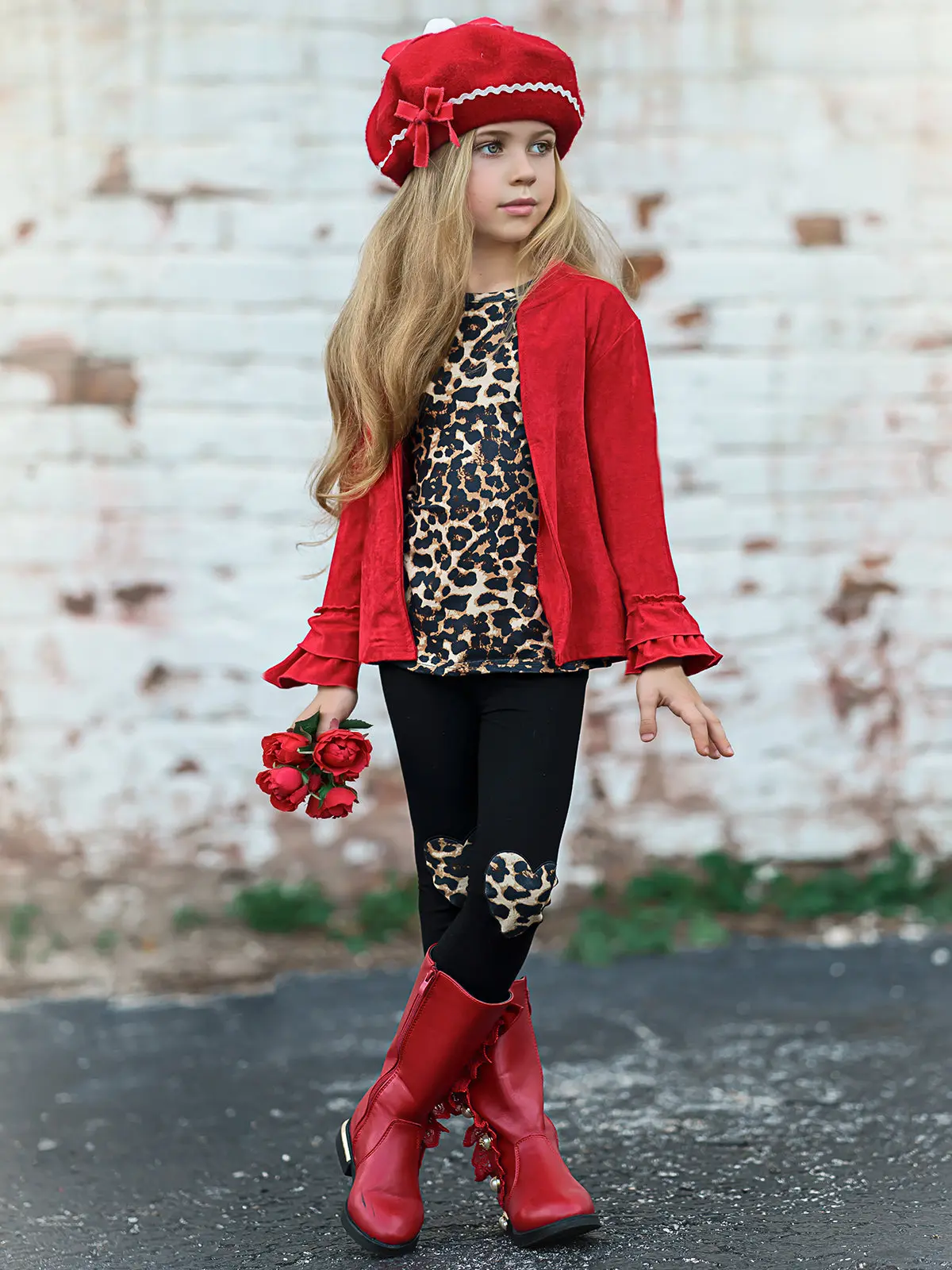 Making Boss Moves Leopard Top, Leggings and Jacket Set - Image 7