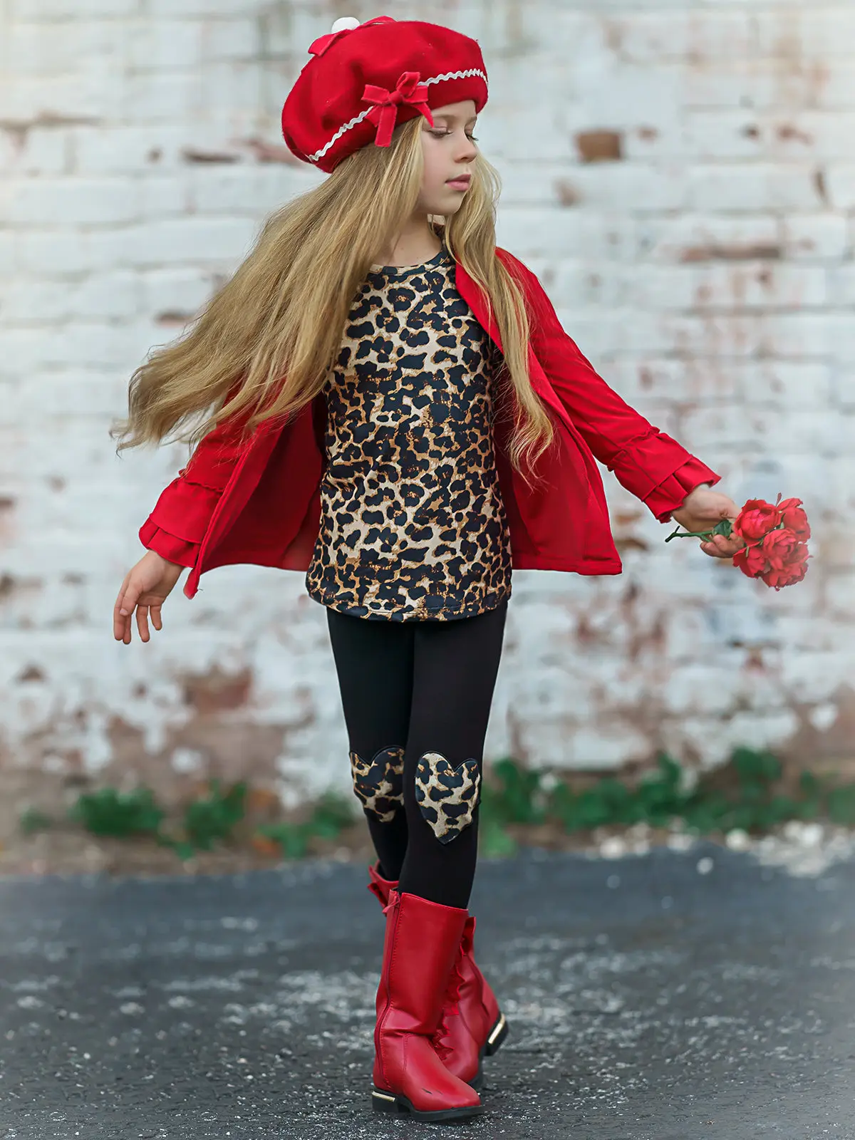 Making Boss Moves Leopard Top, Leggings and Jacket Set - Image 8