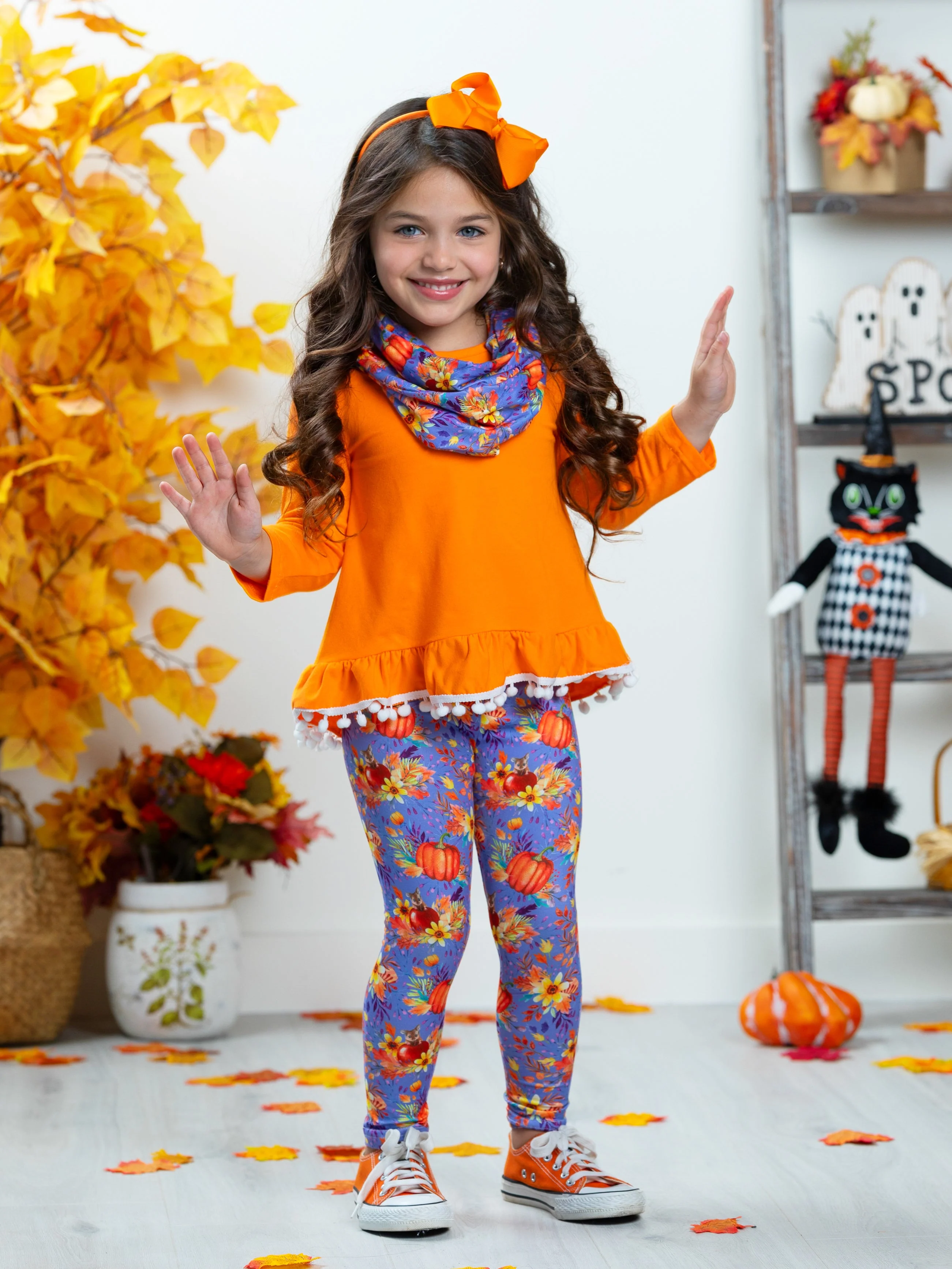 Carve Out Some Fun Tunic, Legging and Scarf Set - Image 3