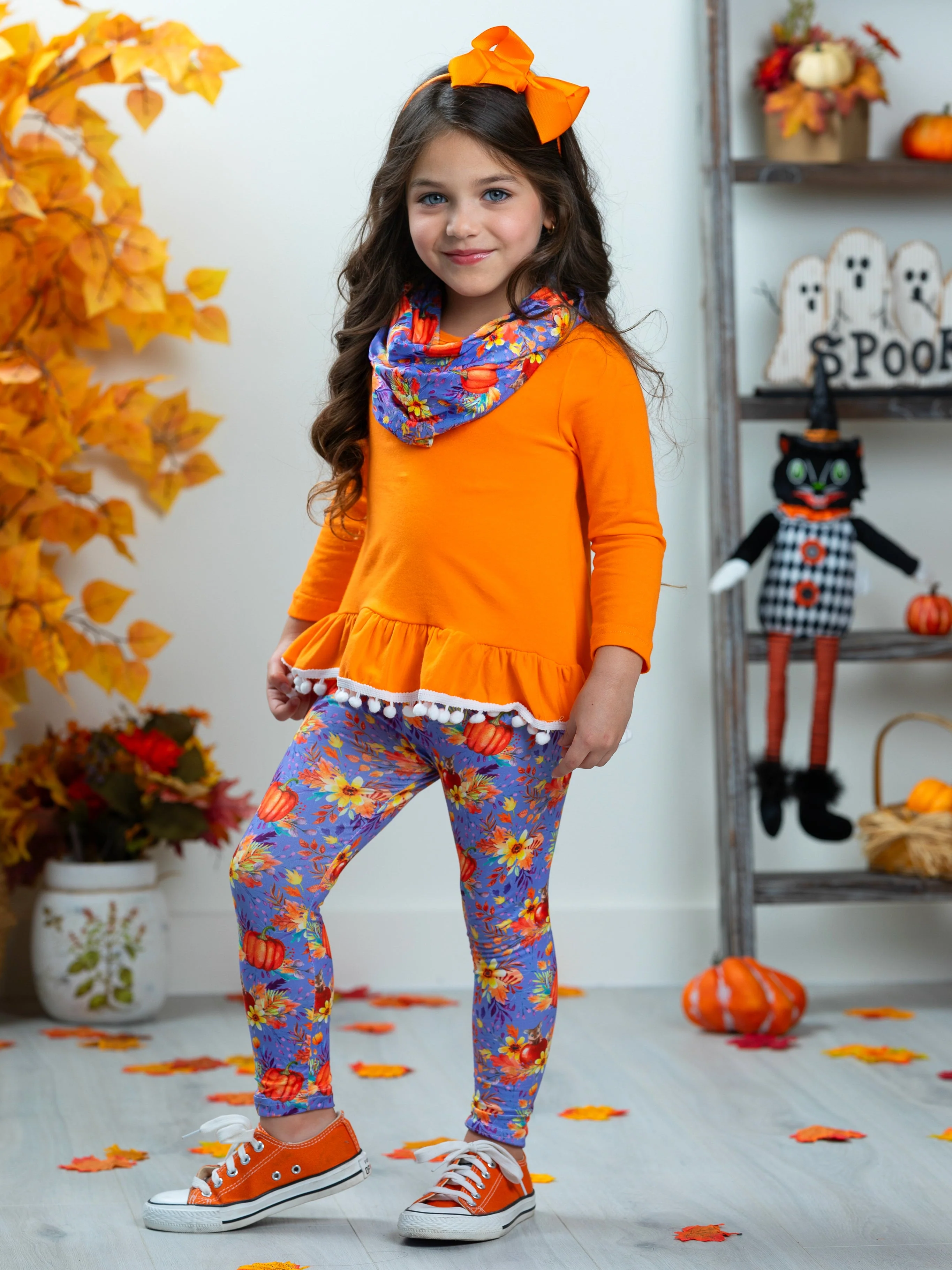 Carve Out Some Fun Tunic, Legging and Scarf Set - Image 5