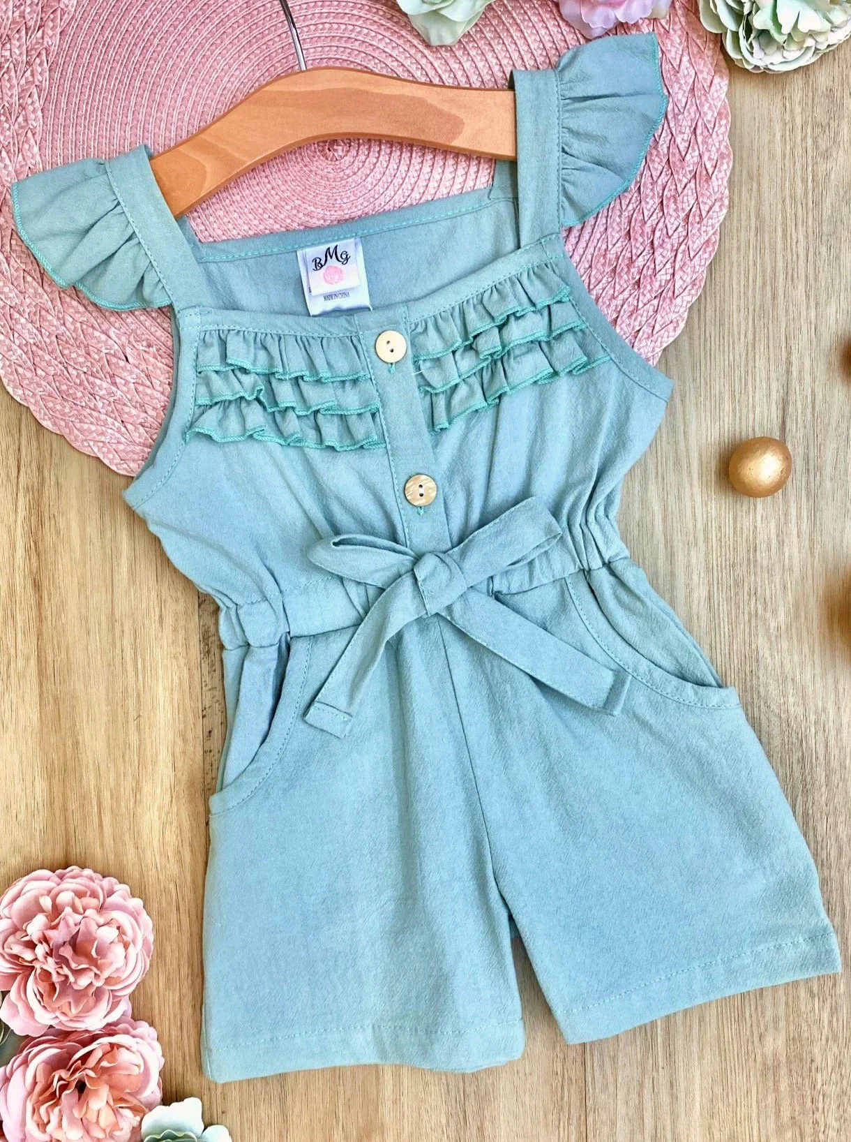 Off To Play Ruffle Romper - Image 5