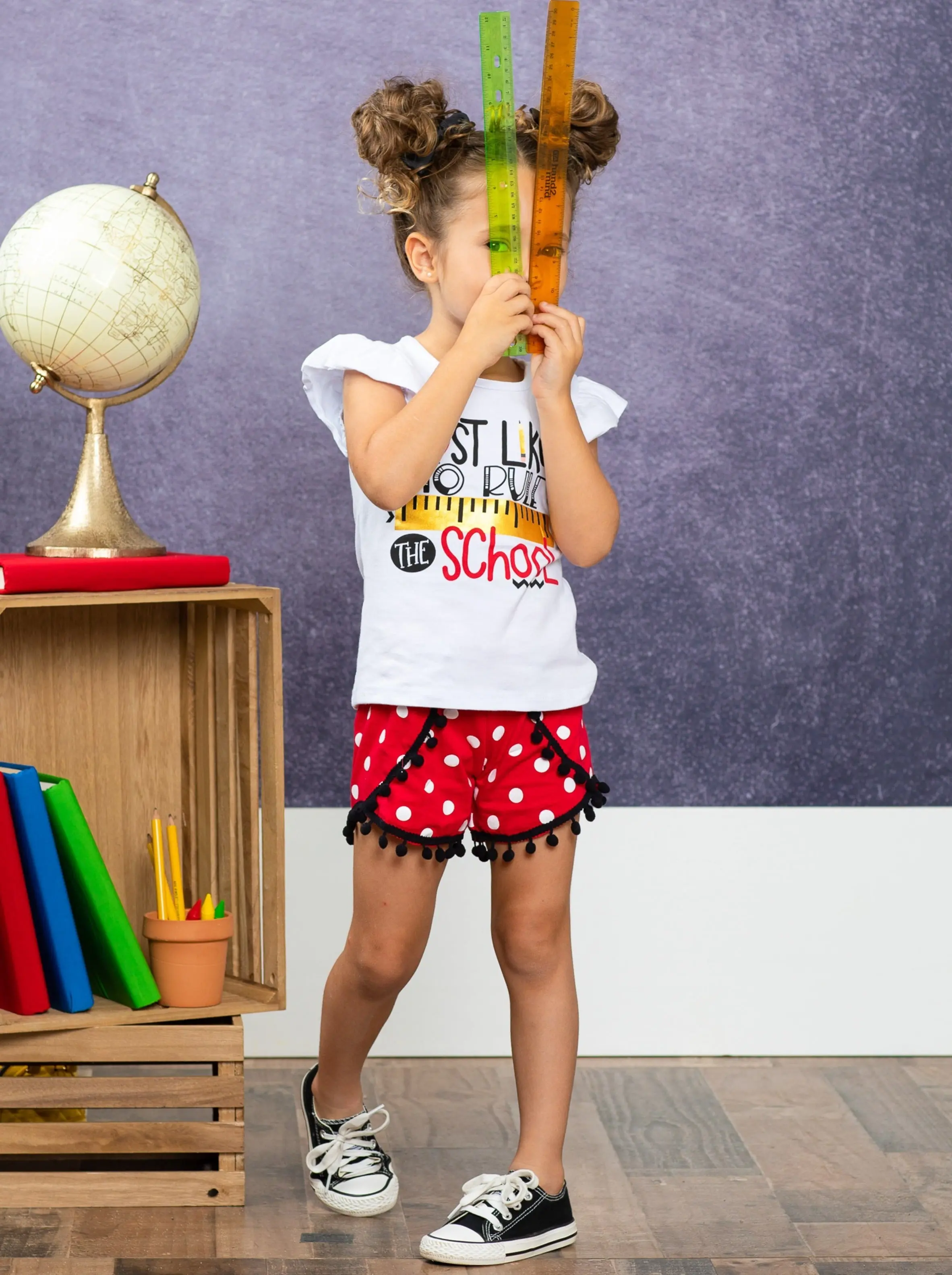 Rule the School Pom Pom Short Set - Image 2