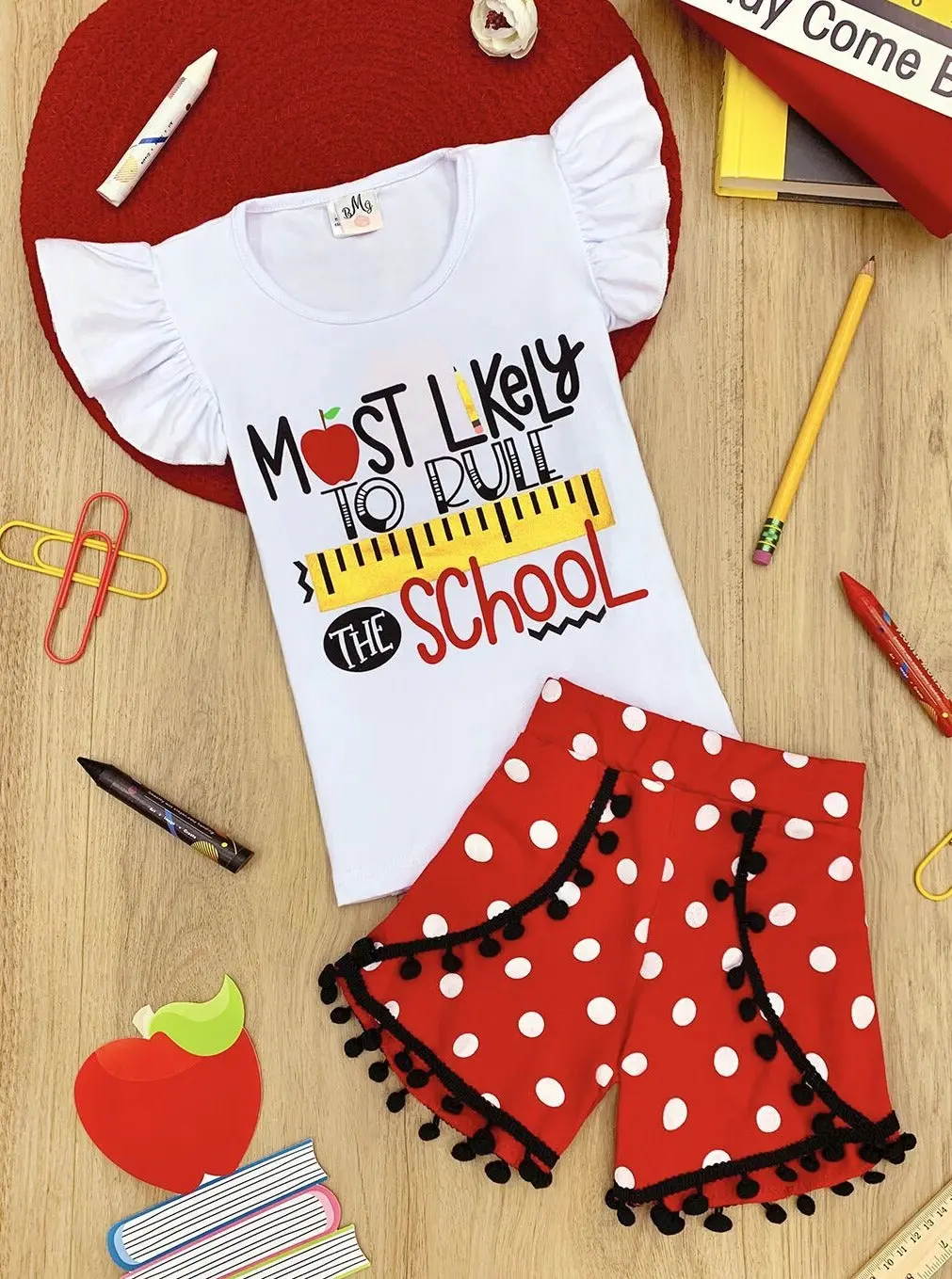 Rule the School Pom Pom Short Set - Image 3