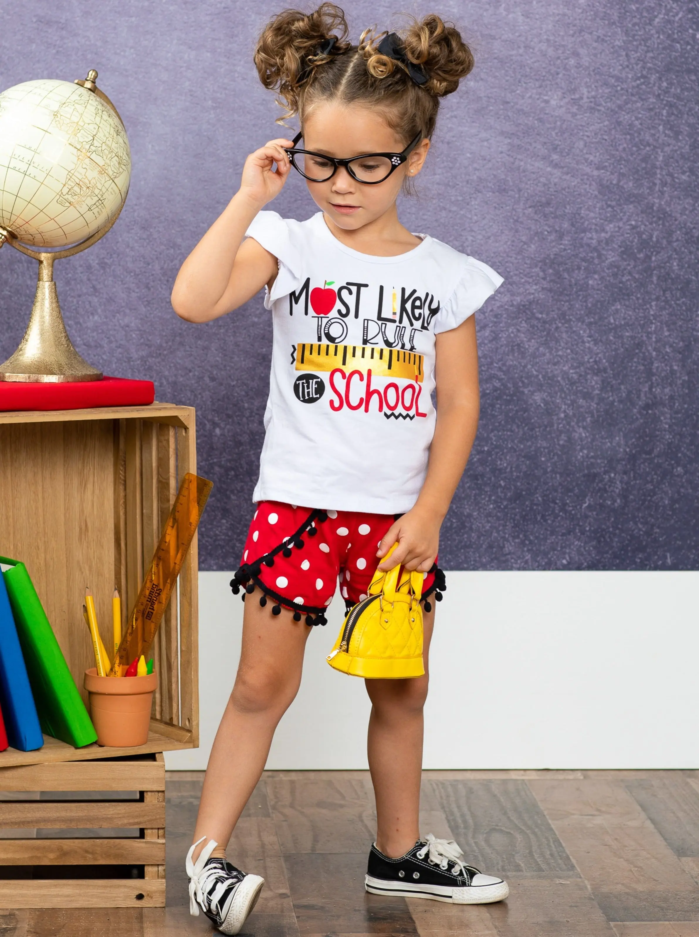 Rule the School Pom Pom Short Set - Image 5