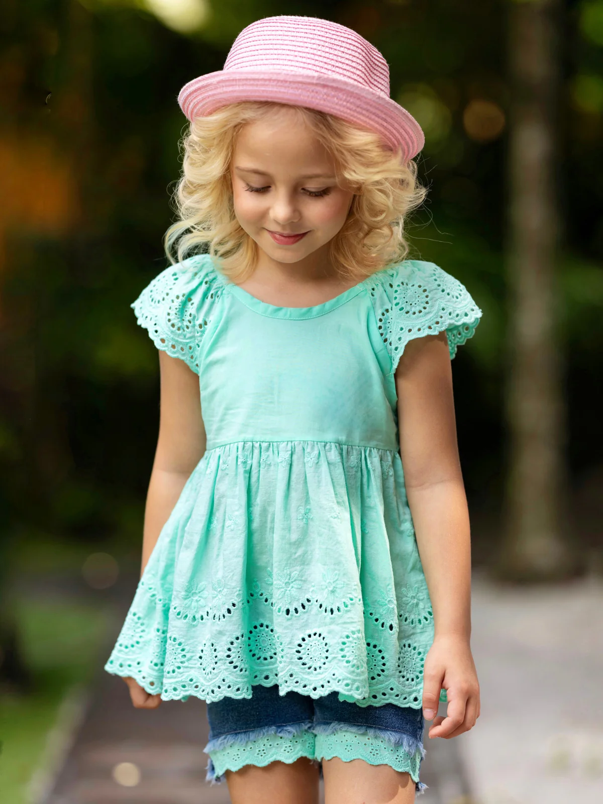 Little Miss Sunshine Top and Denim Shorts Set - Image 10