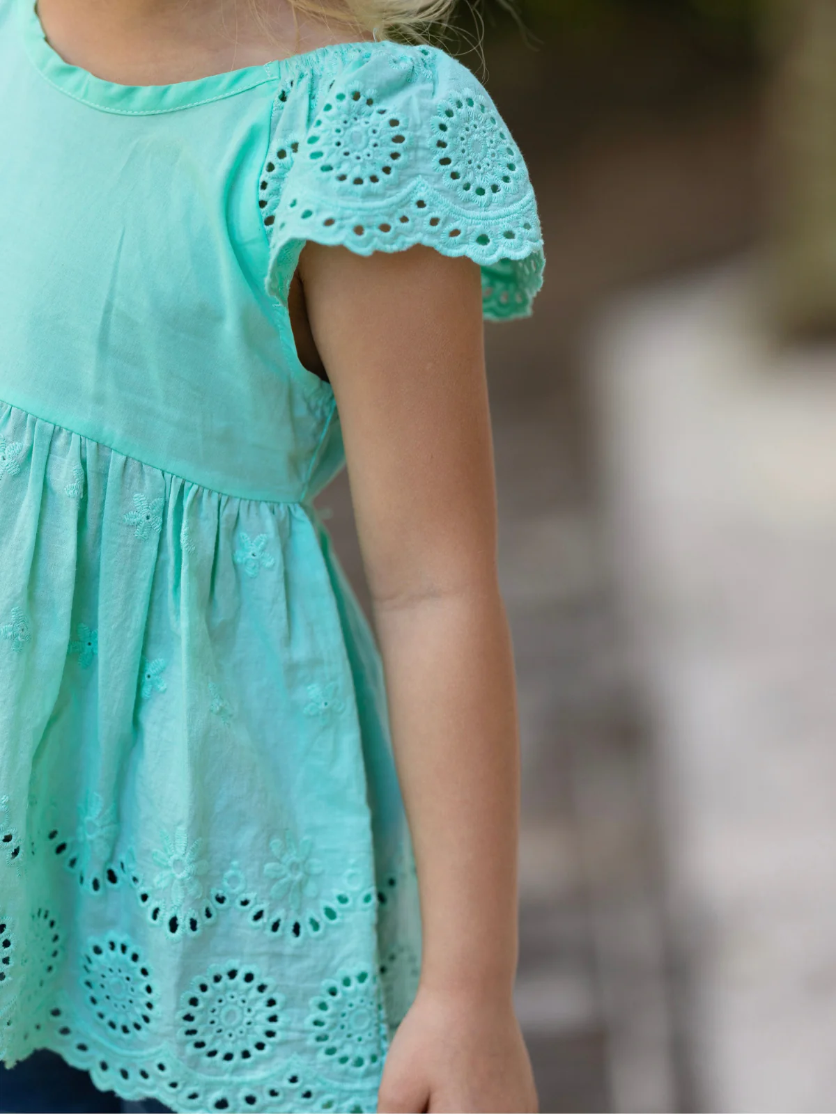 Little Miss Sunshine Top and Denim Shorts Set - Image 4