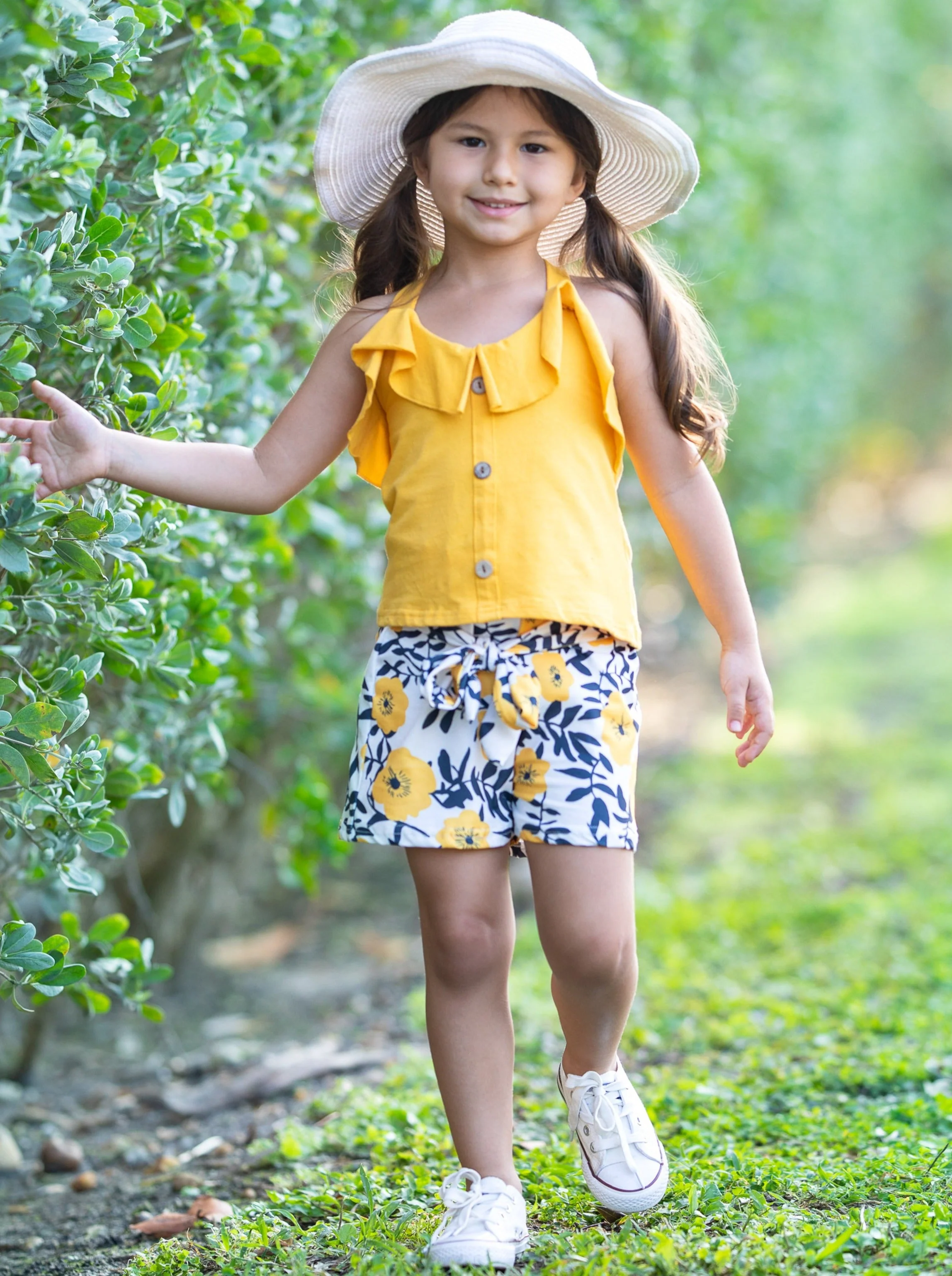 Little Sunshine Paperbag Shorts Set - Image 3