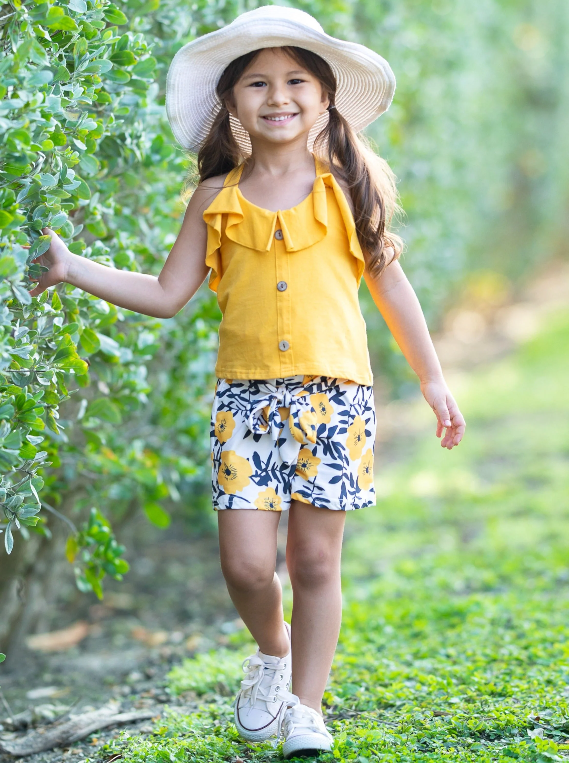 Little Sunshine Paperbag Shorts Set - Image 4