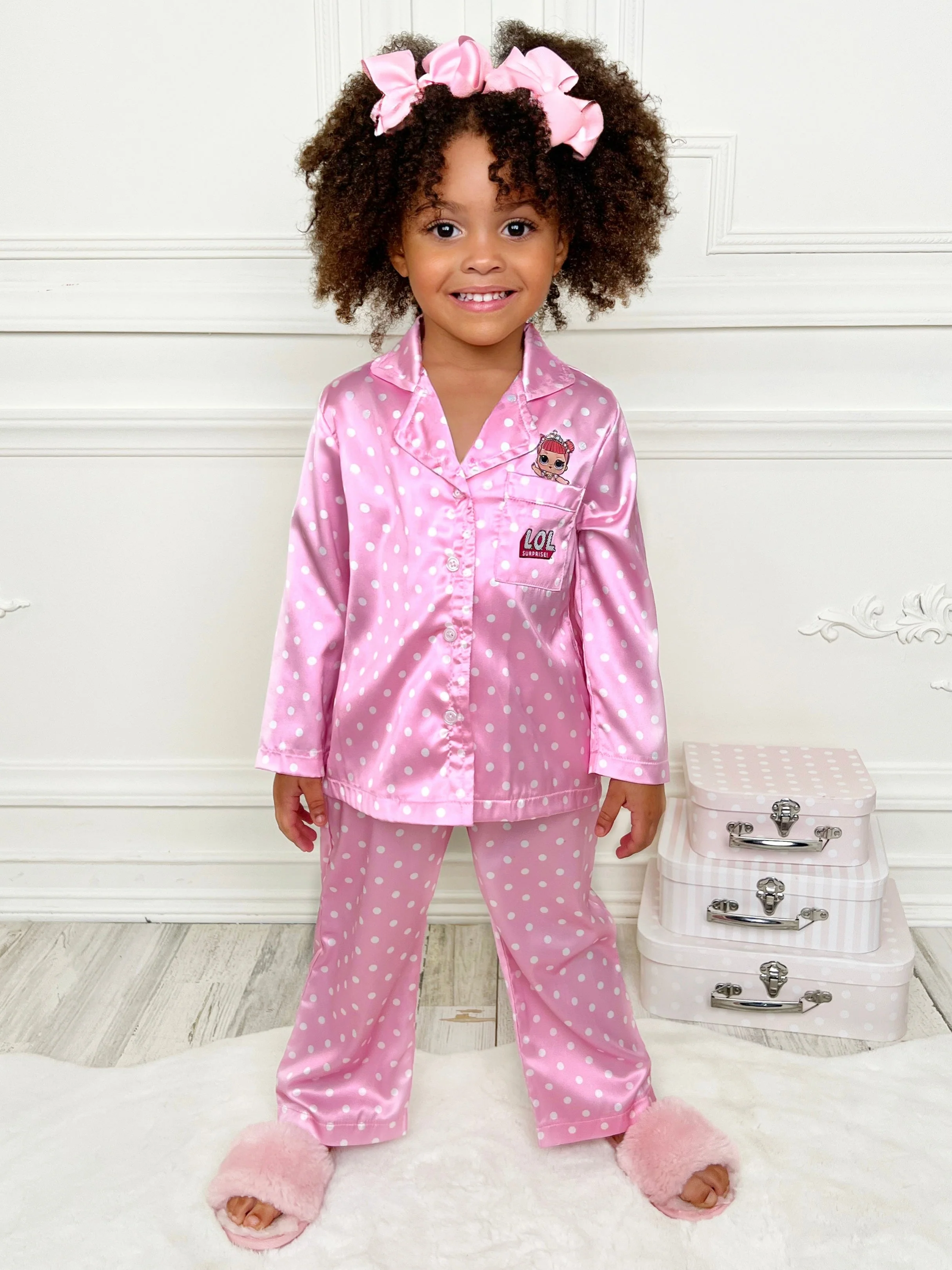 L.O.L. SURPRISE! Center Stage Silky Polka Dot Pajama Set - Image 5
