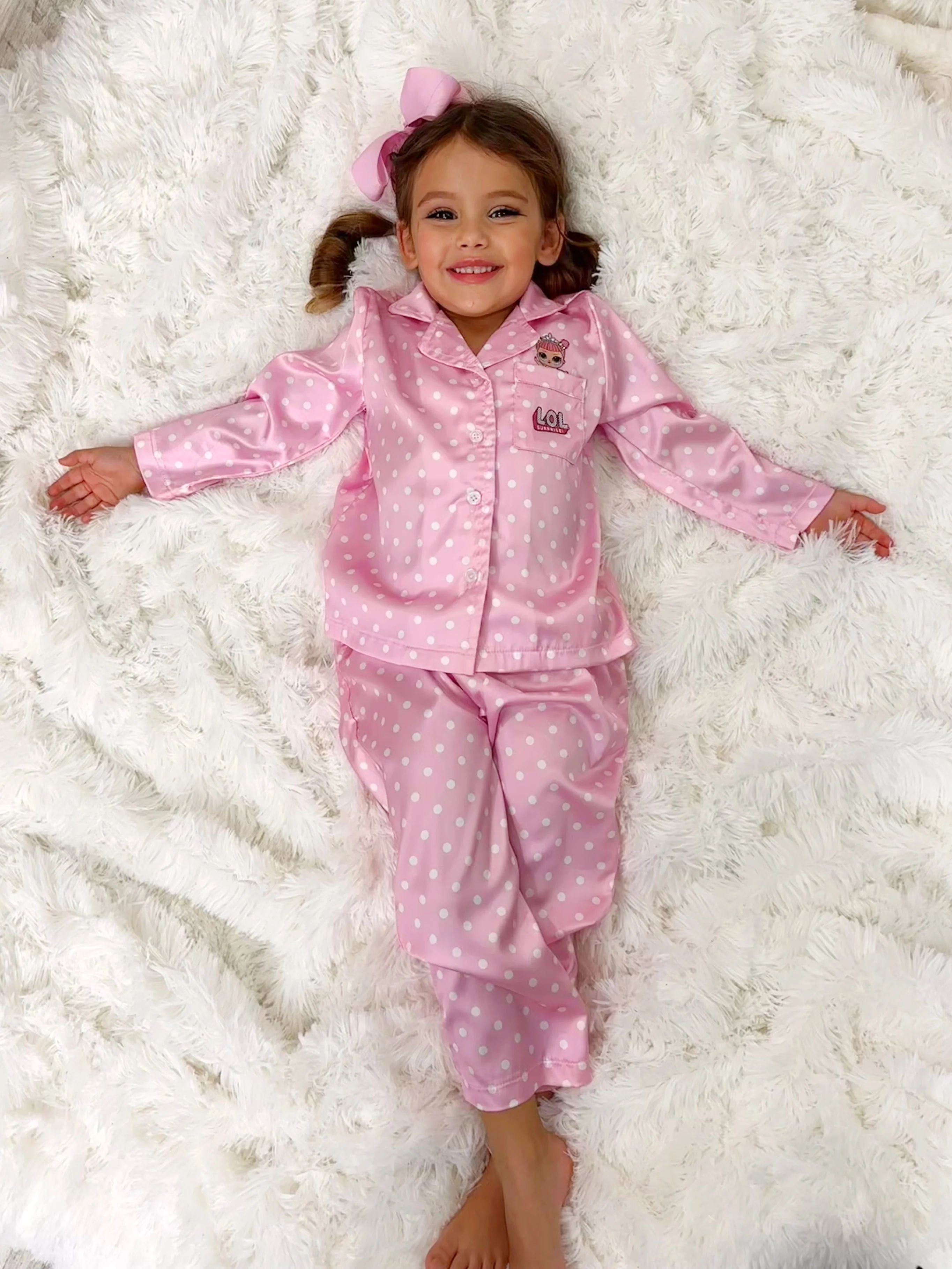L.O.L. SURPRISE! Center Stage Silky Polka Dot Pajama Set - Image 8