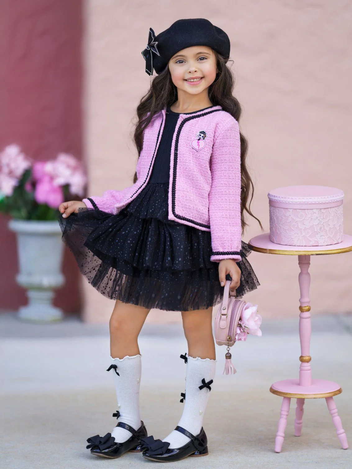 L.O.L. SURPRISE! Posh Tweed Blazer and Sequin Dress Set - Image 3