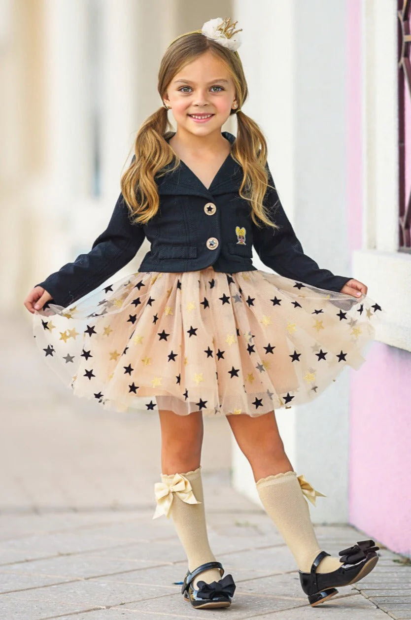 L.O.L. SURPRISE! Queen Bee Blazer and Star Tutu Skirt Set - Image 4