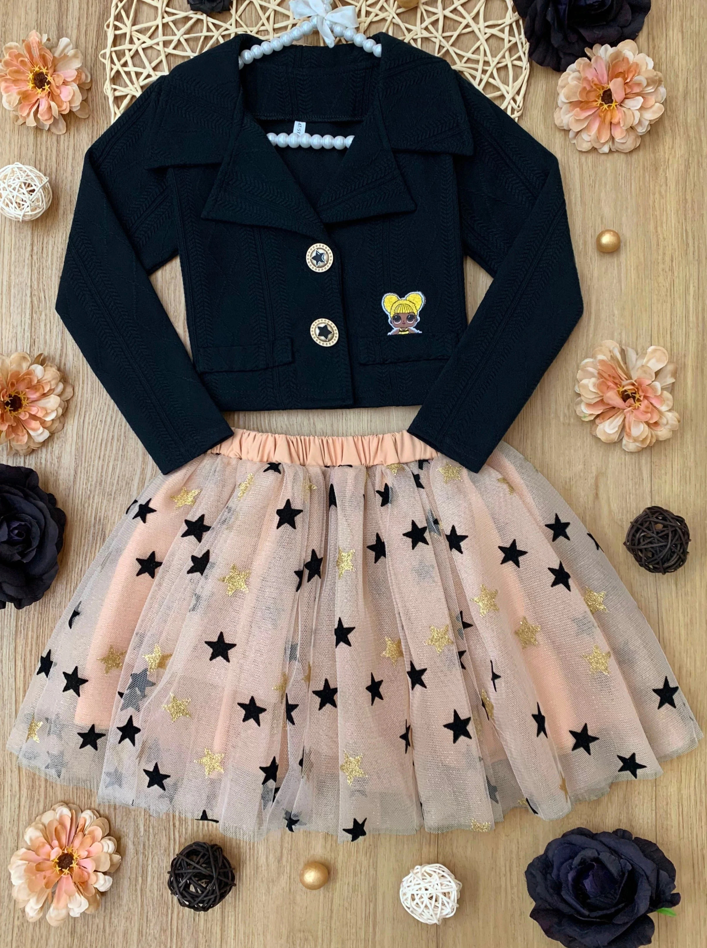 L.O.L. SURPRISE! Queen Bee Blazer and Star Tutu Skirt Set - Image 8