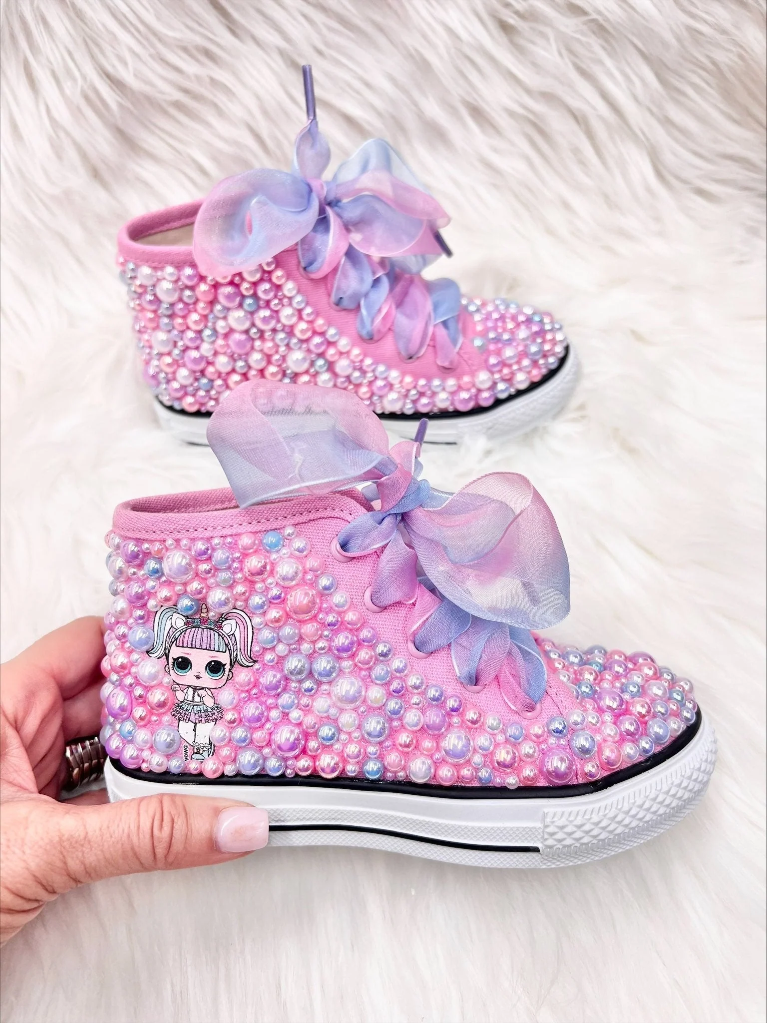 L.O.L. SURPRISE! Unicorn Beaded Sneakers - Image 5