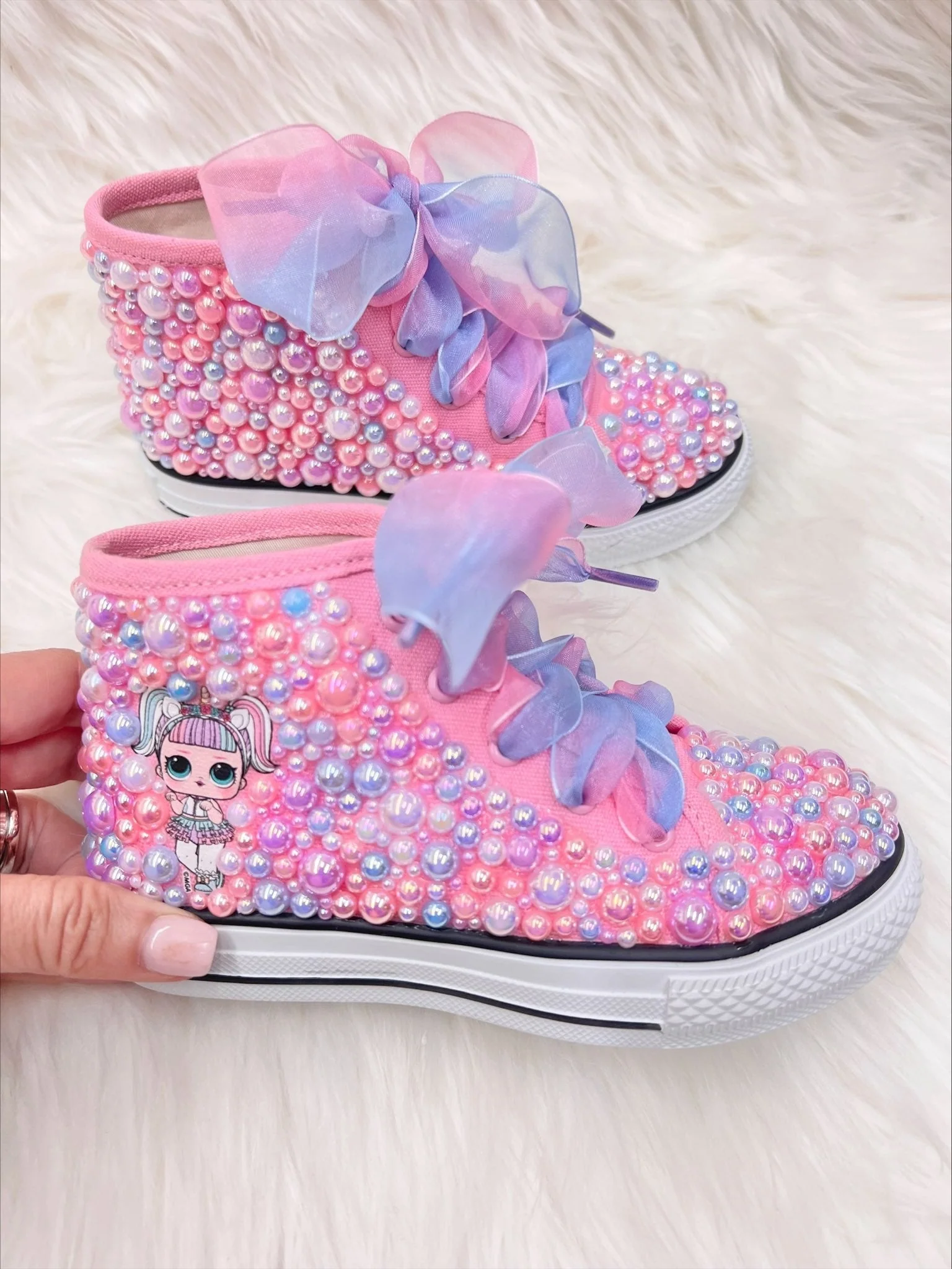 L.O.L. SURPRISE! Unicorn Beaded Sneakers - Image 7