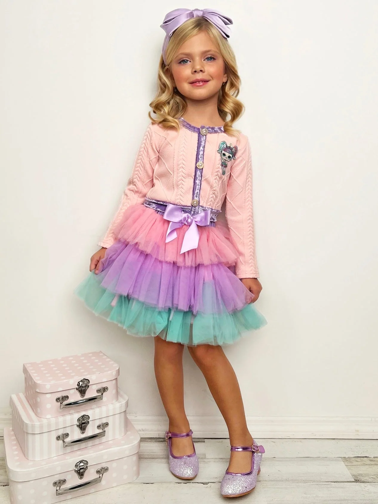 L.O.L. SURPRISE! Unicorn Pastel Tutu Skirt Set - Image 4