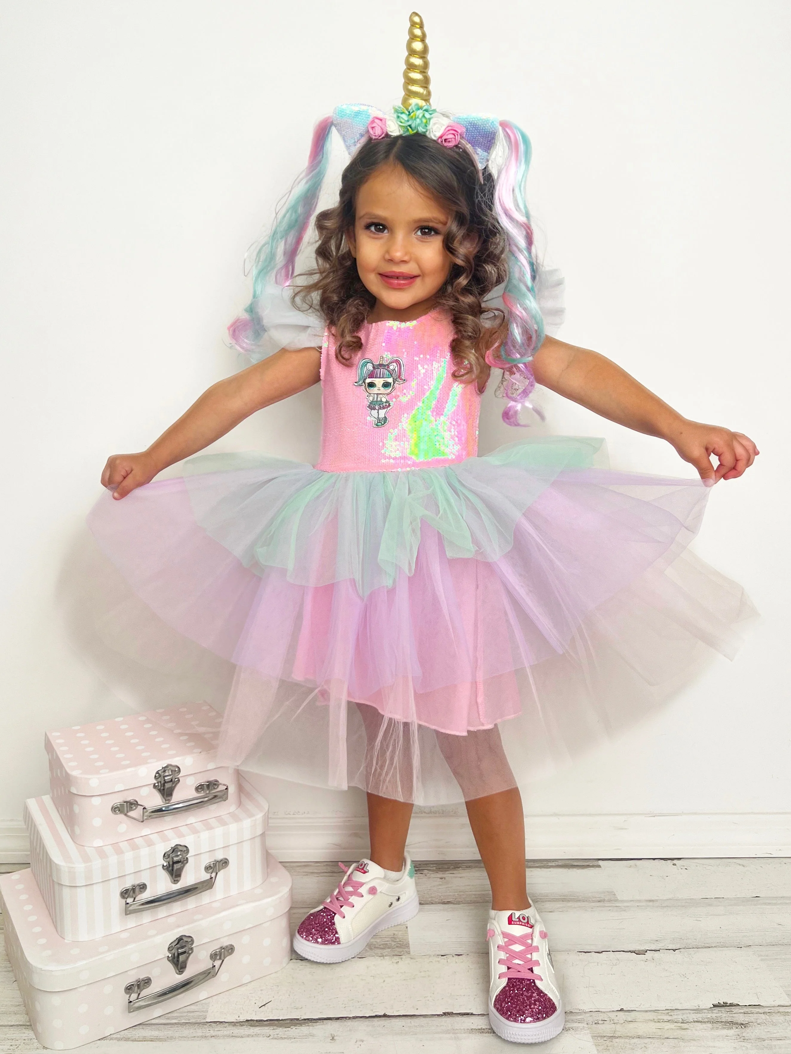 L.O.L. SURPRISE! Unicorn Sparkle Tutu Dress - Image 9