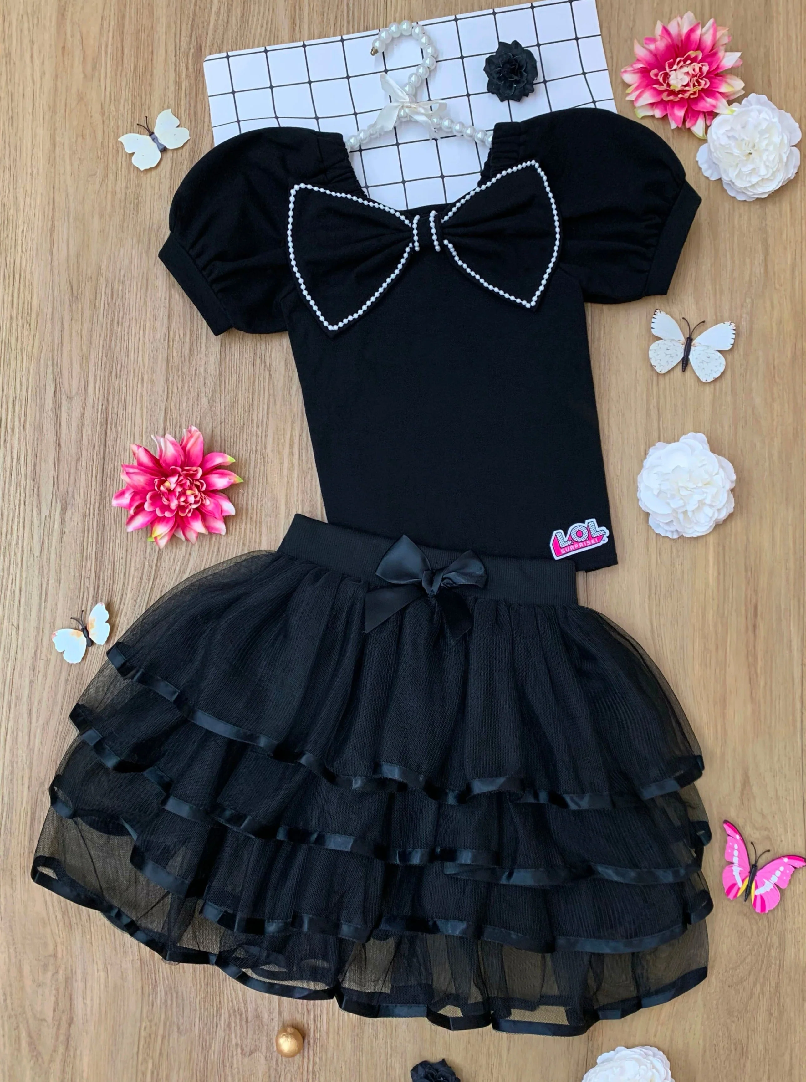 L.O.L. SURPRISE! IT Baby Tiered Skirt Set - Image 4