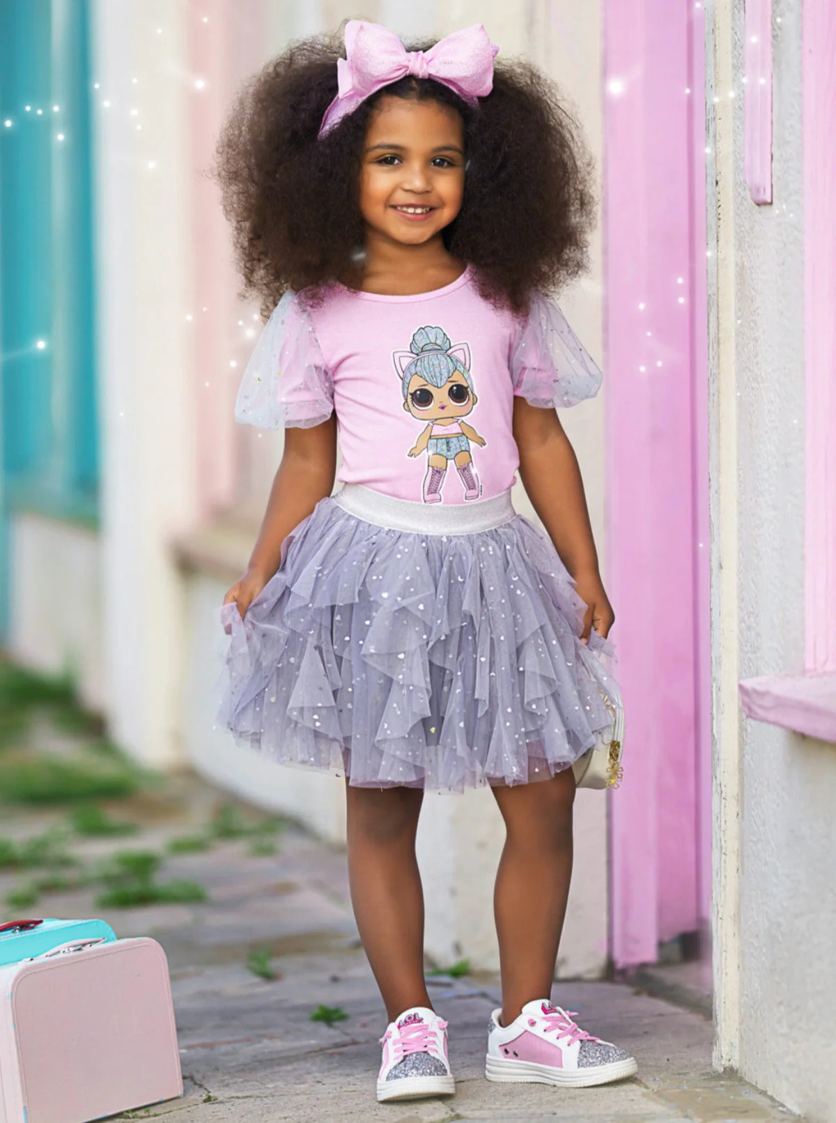 L.O.L. SURPRISE! Kitty Queen Sparkle Tulle Skirt Set - Image 3
