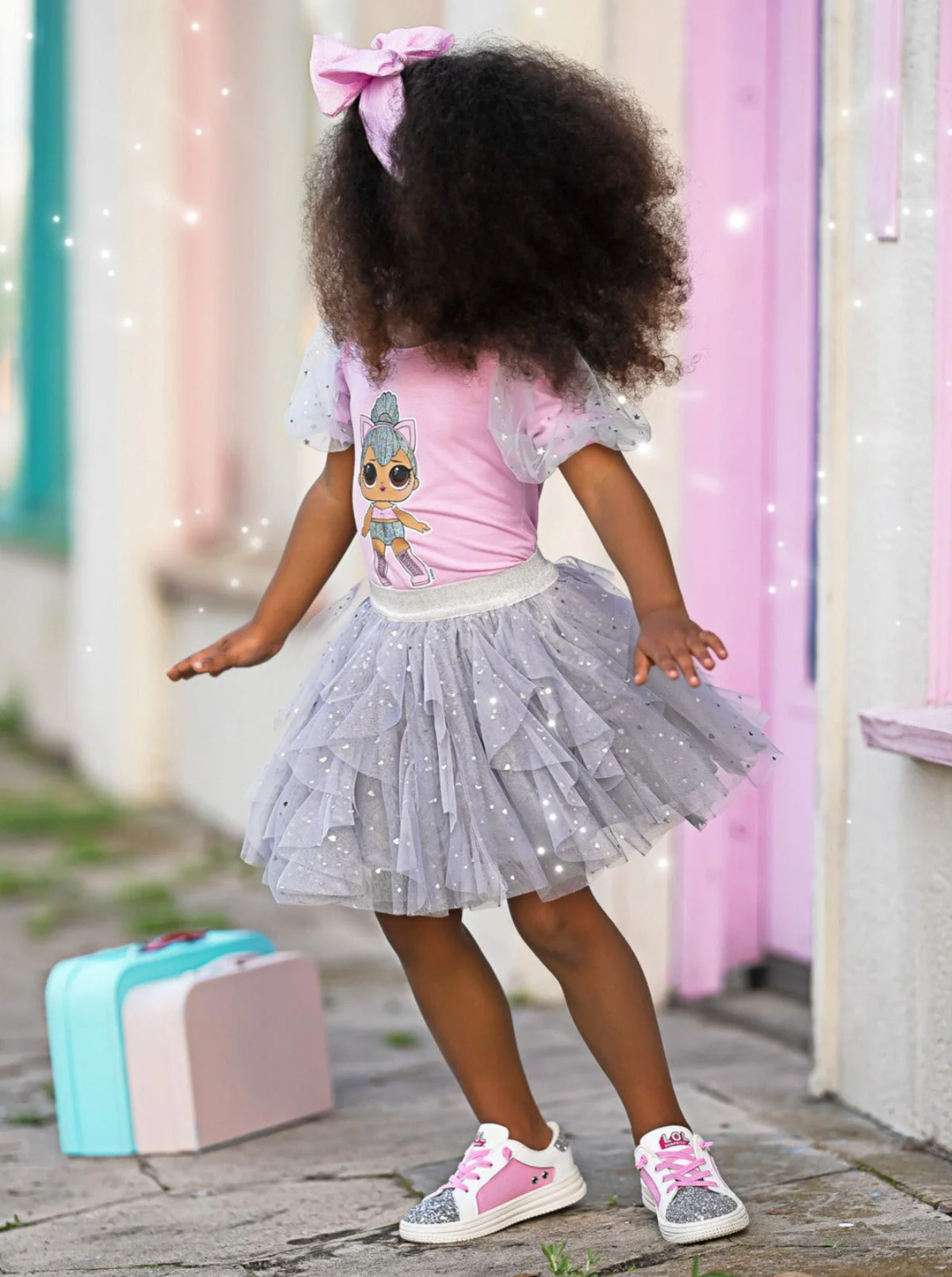 L.O.L. SURPRISE! Kitty Queen Sparkle Tulle Skirt Set - Image 4