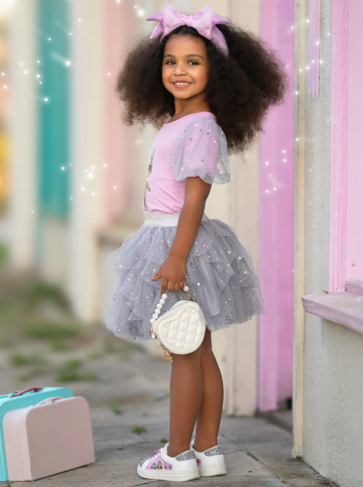 L.O.L. SURPRISE! Kitty Queen Sparkle Tulle Skirt Set - Image 5