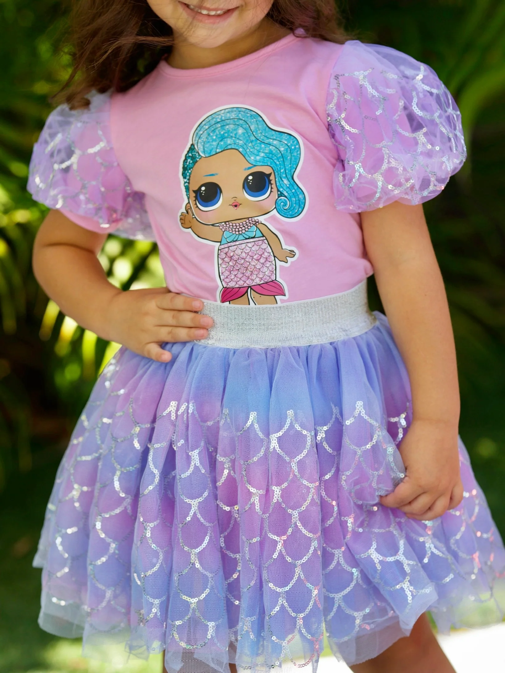 L.O.L. SURPRISE! Splash Queen Mermaid Tutu Skirt Set - Image 2