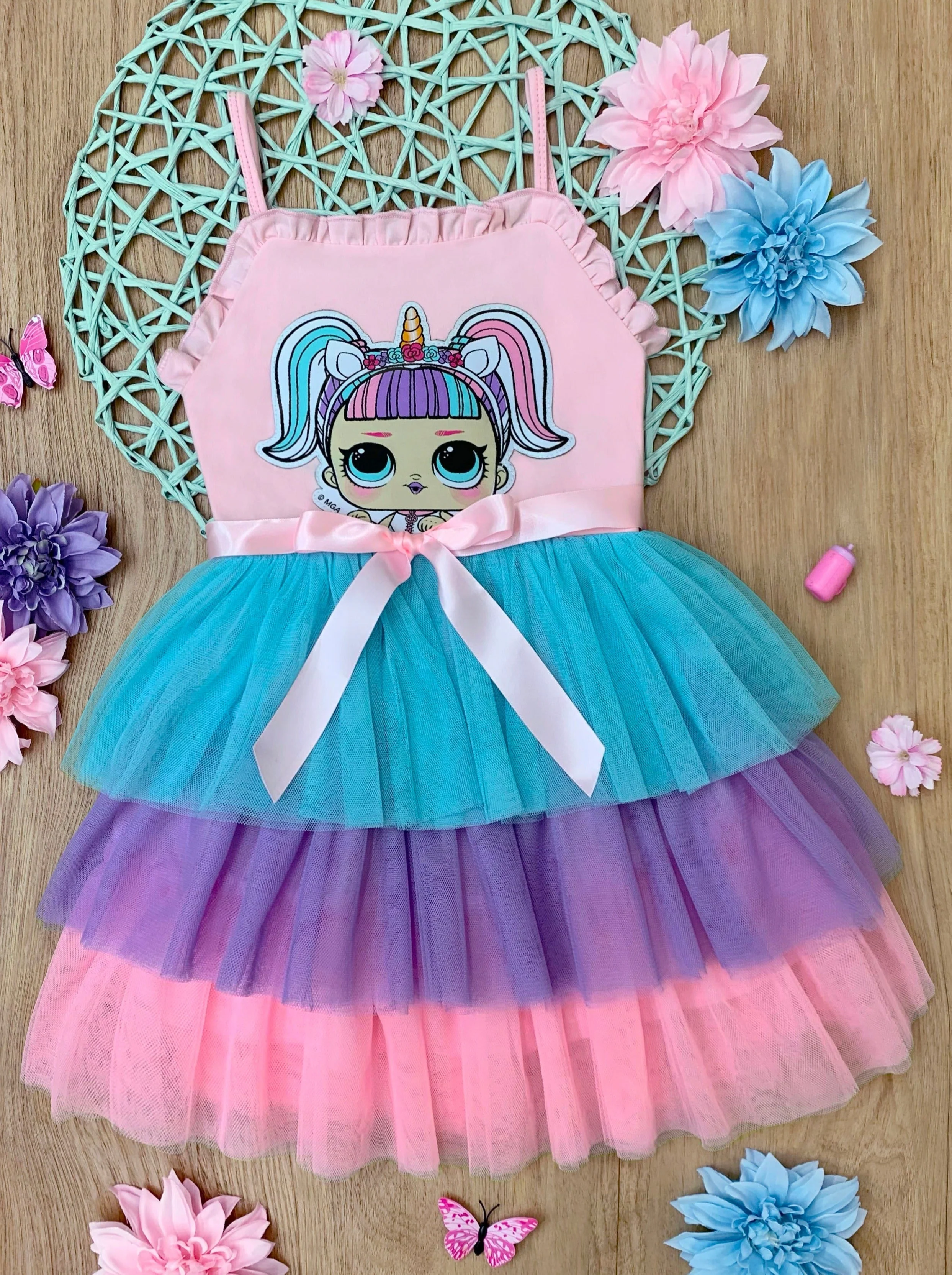 L.O.L. SURPRISE! Unicorn Casual Tutu Dress - Image 4