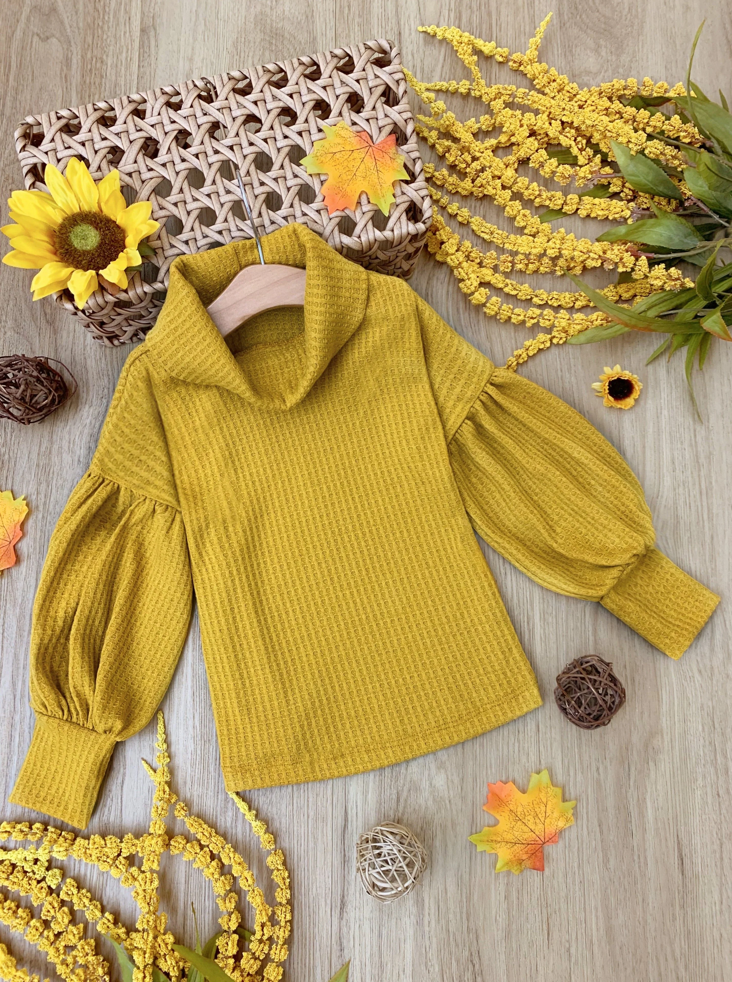 Mommy and Me Fall Sunshine Turtleneck Sweater - Image 4