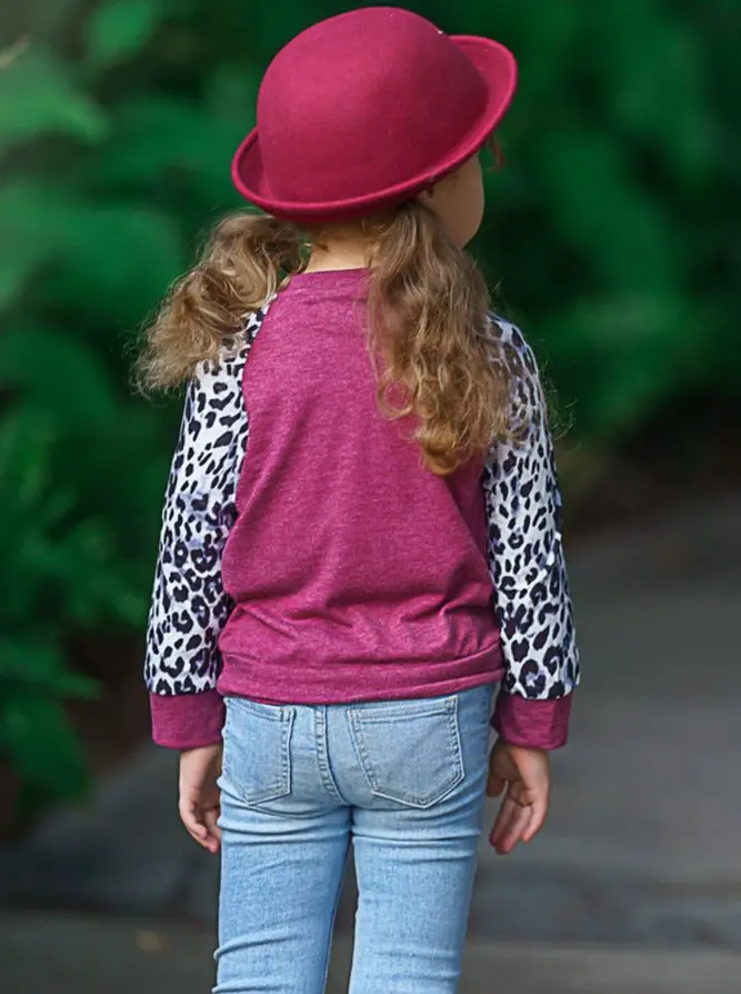 Be Mine Leopard Print Sleeve Top - Image 6