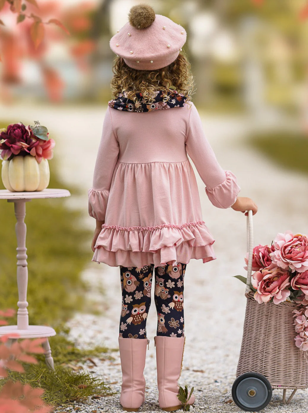 HOOs Who Tunic, Legging And Scarf Set - Image 6
