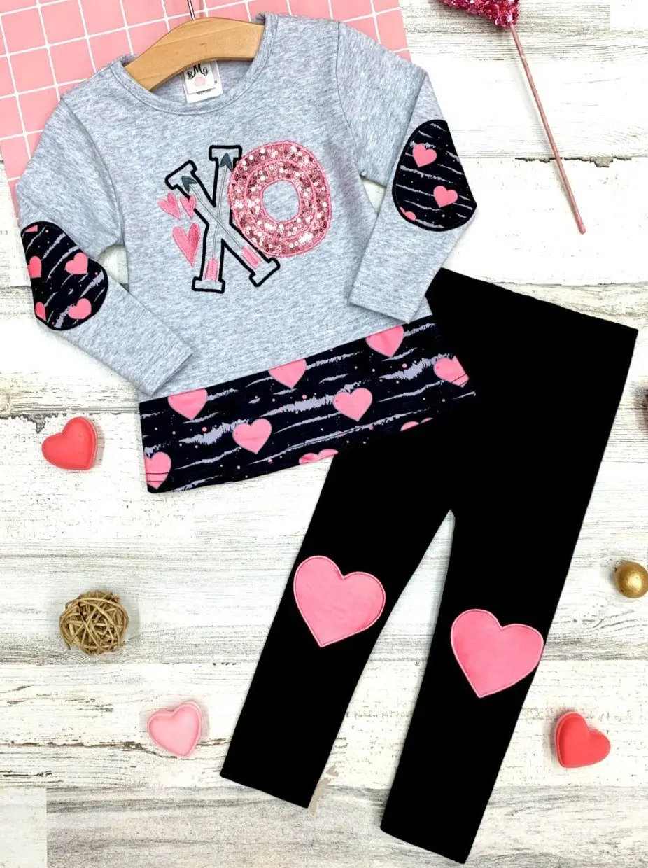 XO Sparkle Legging Set - Image 3