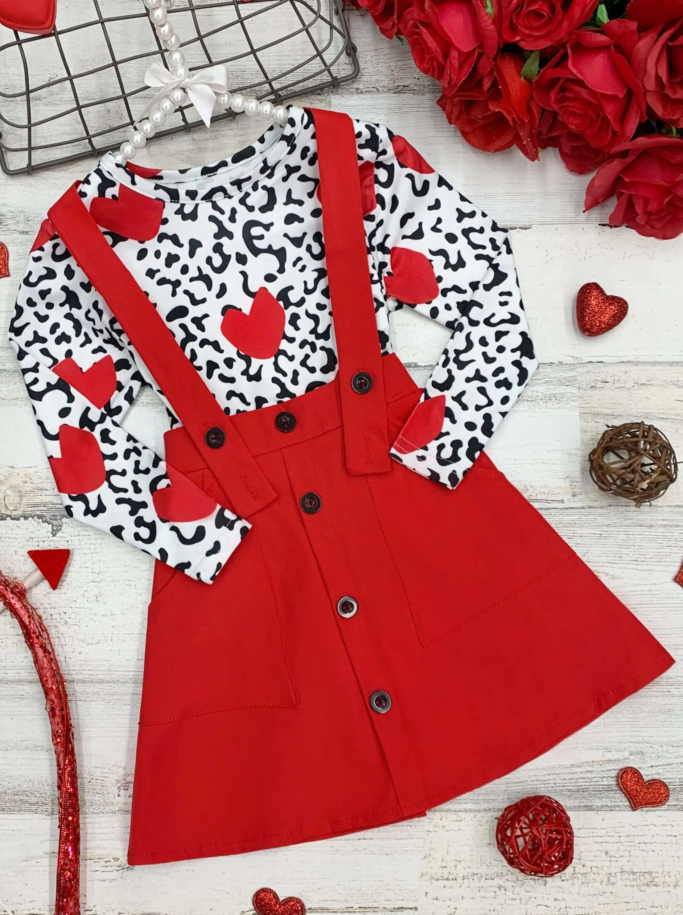 So Much Love Suspender Skirt Set - Image 3