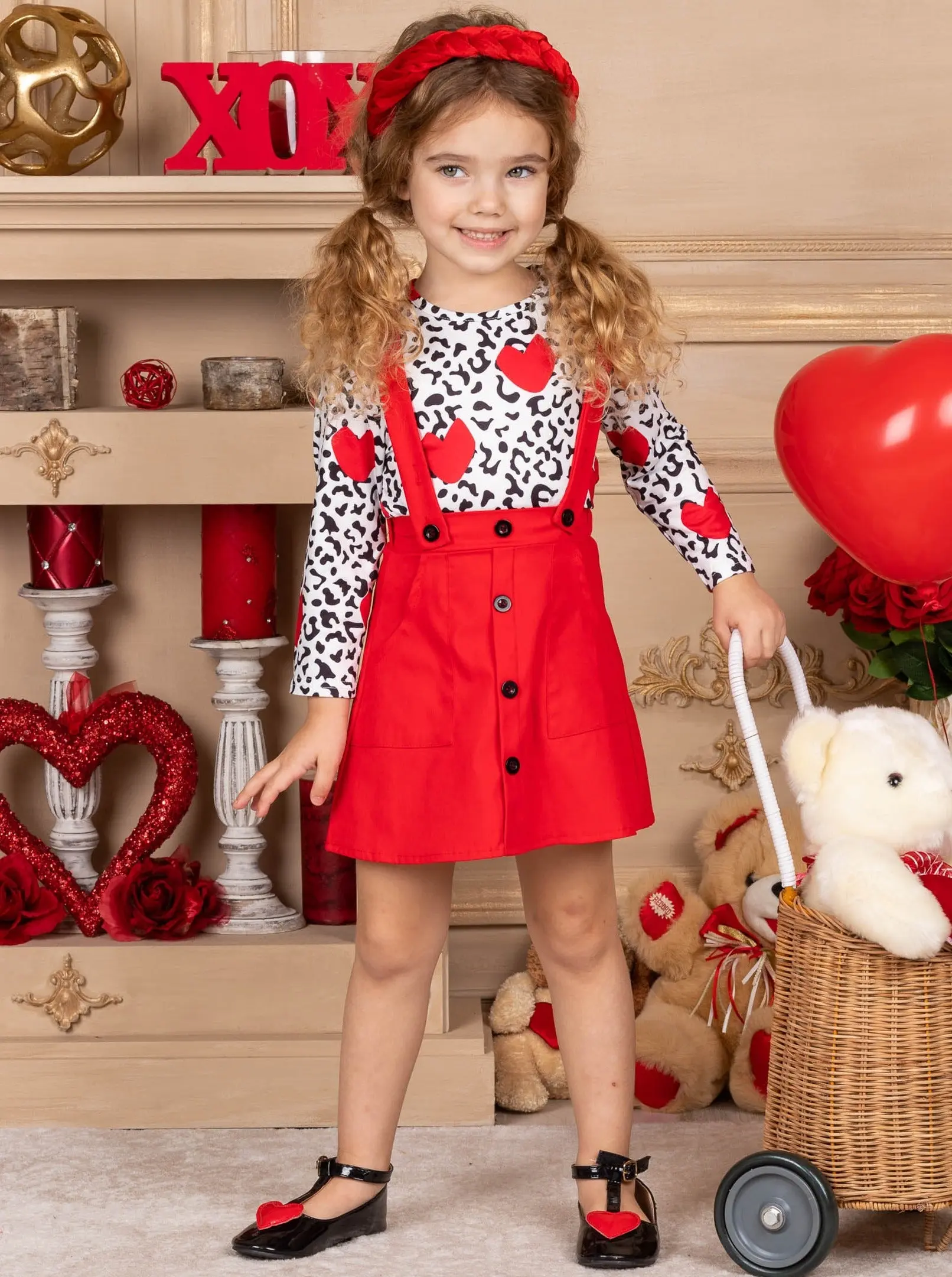 So Much Love Suspender Skirt Set - Image 4